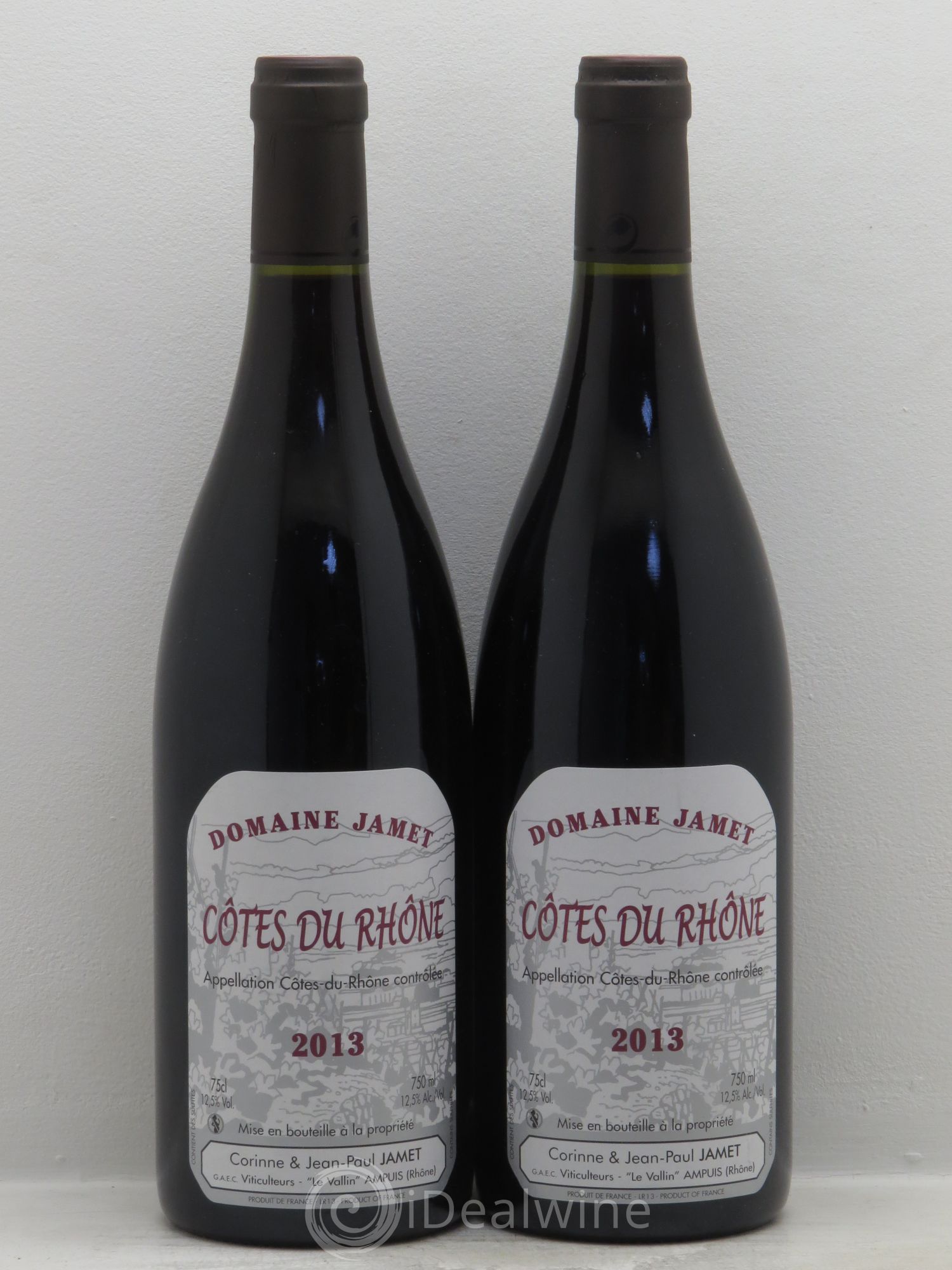 Côtes-du-Rhône Domaine Jamet 2013 - Lot de 2 bouteilles - 0