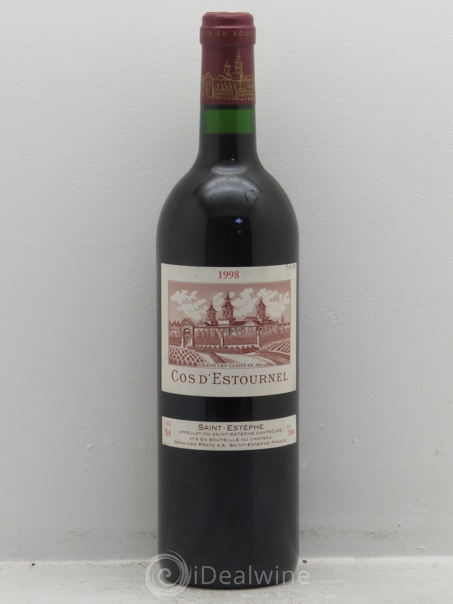 Cos d'Estournel 2ème Grand Cru Classé (sans prix de réserve) 1998 - Lot de 1 bouteille - 0