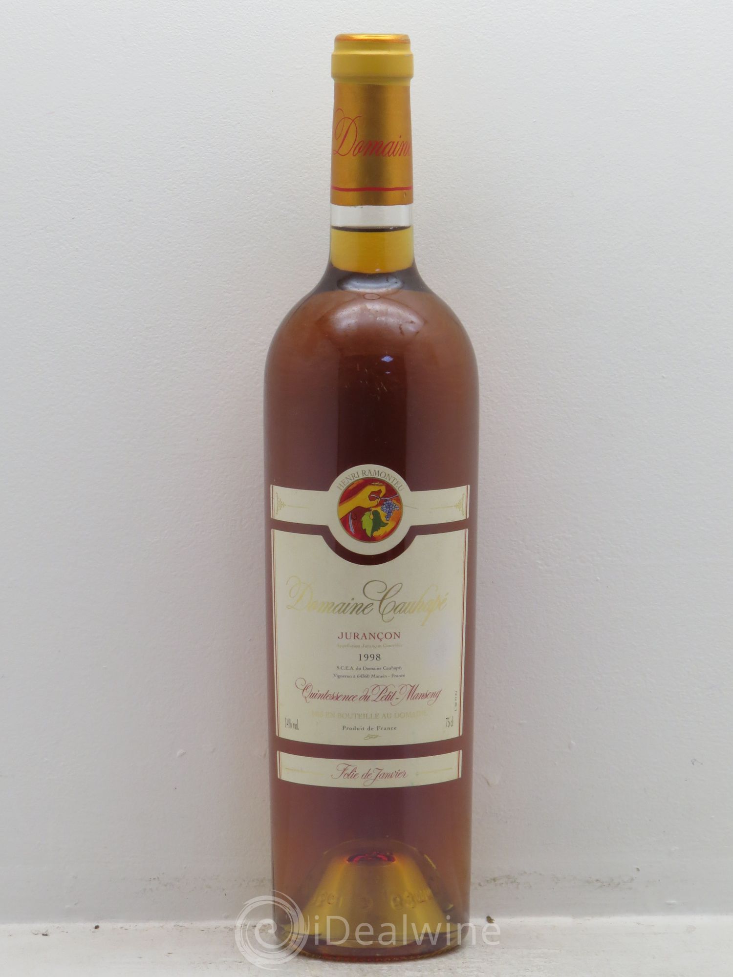 Jurançon Quintessence du Petit Manseng Cauhapé Folie de Janvier 1998 - Lotto di 1 bottiglia - 0