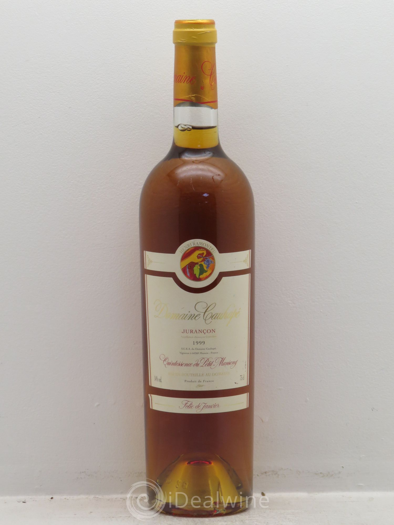 Jurançon Quintessence du Petit Manseng Cauhapé Folie de Janvier 1999 - Lotto di 1 bottiglia - 0