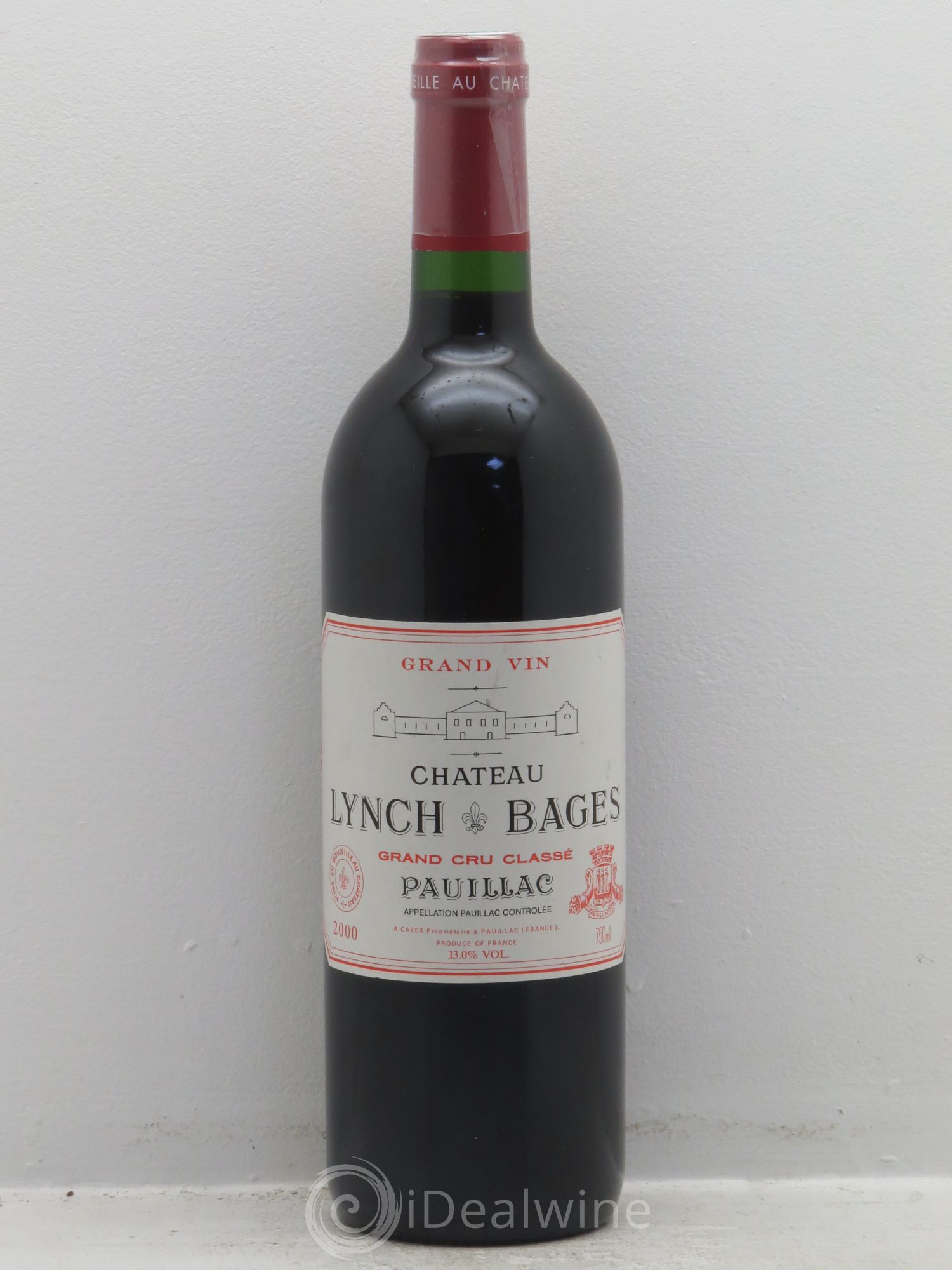 Château Lynch Bages 5ème Grand Cru Classé (sans prix de réserve) 2000 - Lot de 1 bouteille - 0