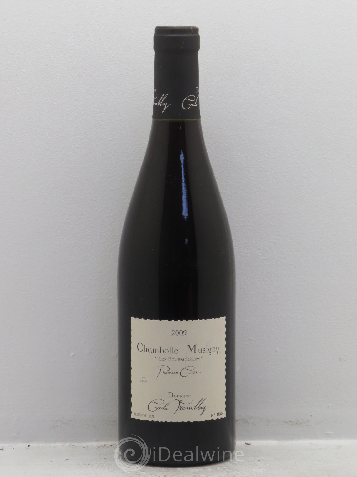 Chambolle-Musigny 1er Cru Feusselottes - Cécile Tremblay (sans prix de réserve) 2009 - Posten von 1 Flasche - 0