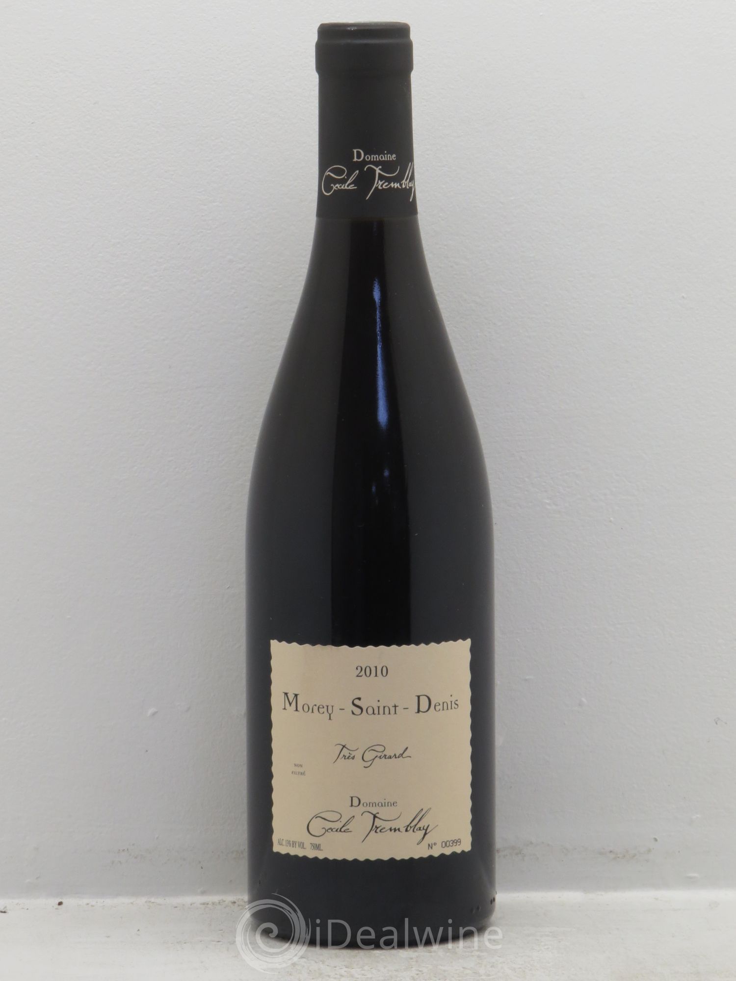 Morey-Saint-Denis Très Girard Cécile Tremblay (sans prix de réserve) 2010 - Lot de 1 bouteille - 0