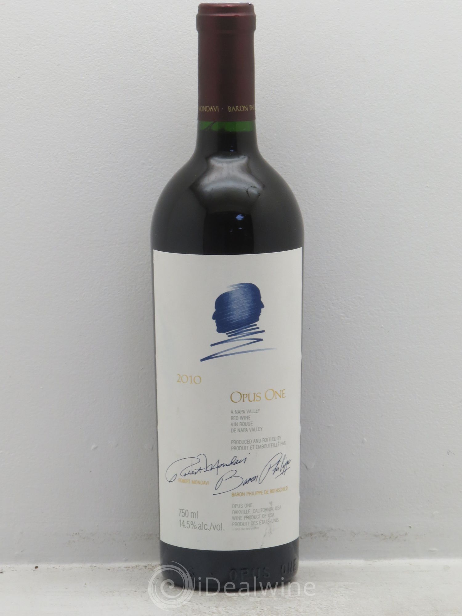 Napa Valley Opus One Robert Mondavi 2010 - Lot de 1 bouteille - 0