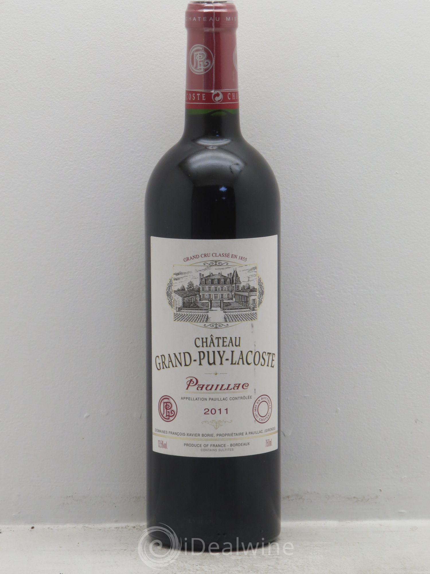 Château Grand Puy Lacoste 5ème Grand Cru Classé (sans prix de réserve) 2011 - Lot de 1 bouteille - 0