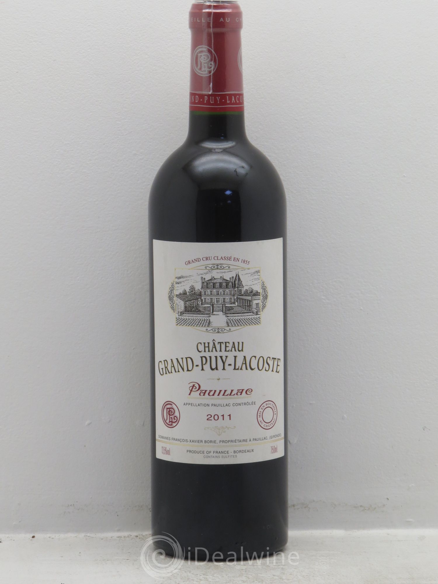 Château Grand Puy Lacoste 5ème Grand Cru Classé (sans prix de réserve) 2011 - Lot de 1 bouteille - 0