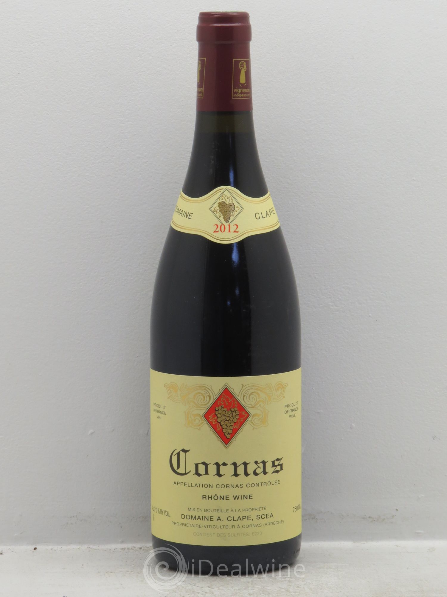 Cornas Auguste Clape (sans prix de réserve) 2012 - Lot de 1 bouteille - 0
