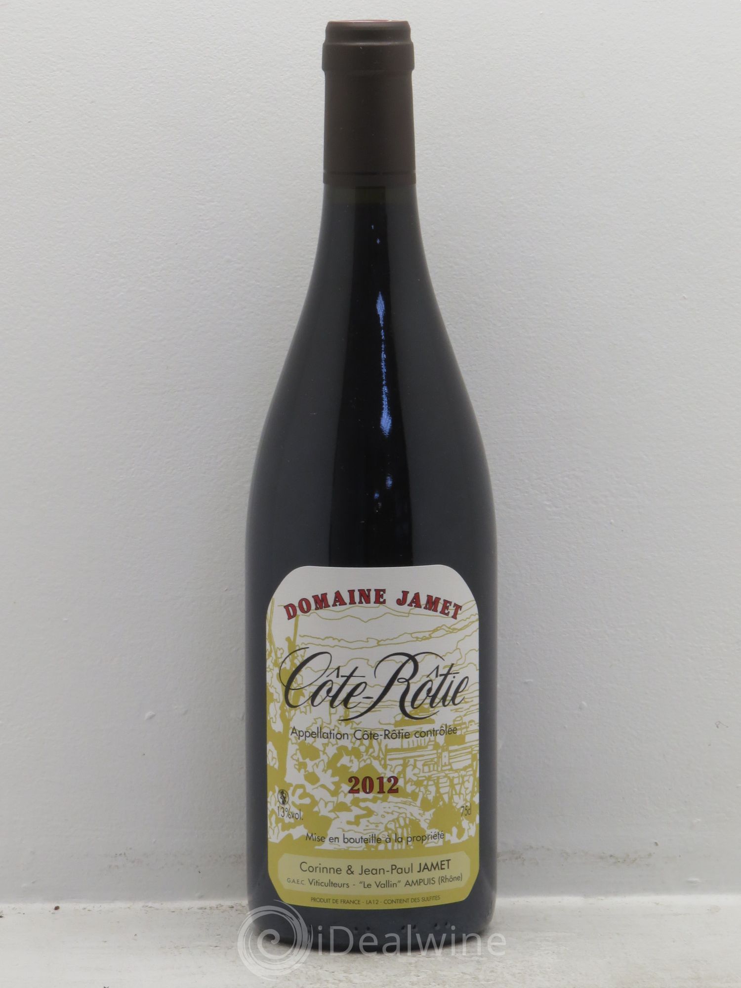 Côte-Rôtie Jamet (Domaine) (sans prix de réserve) 2012 - Lot de 1 bouteille - 0