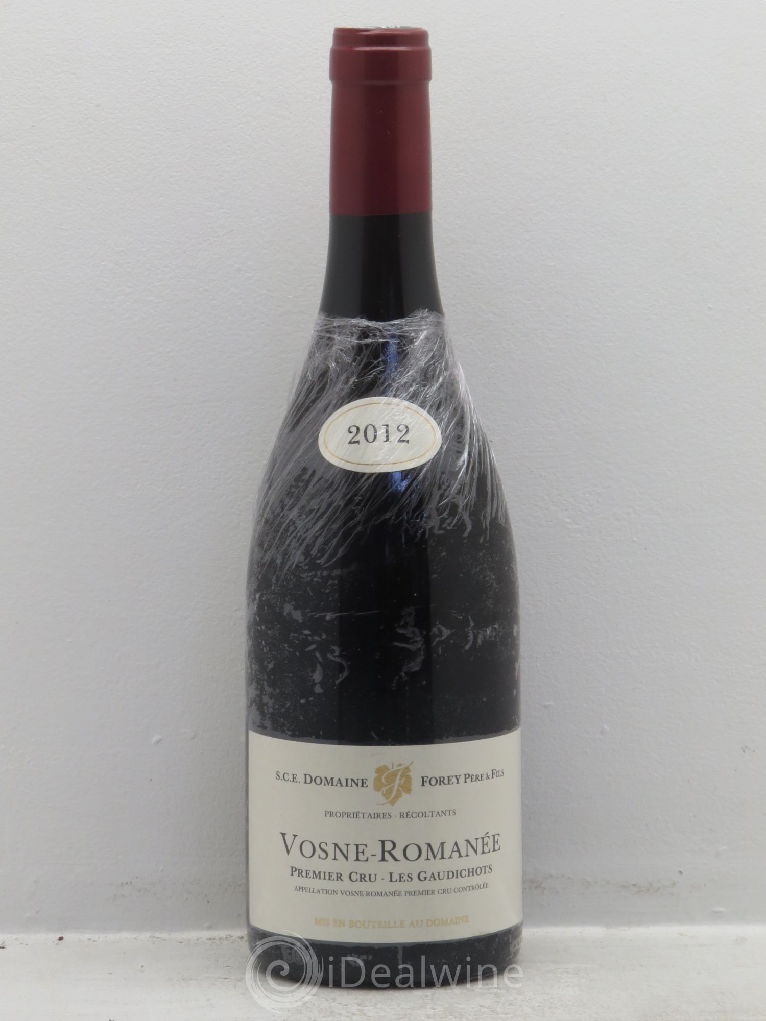 Vosne-Romanée 1er Cru Les Gaudichots Forey Père et Fils (Domaine) 2012 - Lot de 1 bouteille - 0
