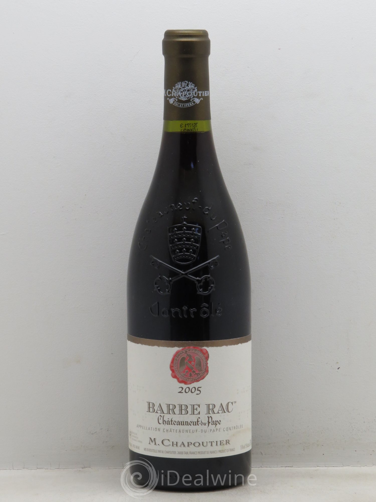 Châteauneuf-du-Pape Barbe Rac Chapoutier 2005 - Lot de 1 bouteille - 0