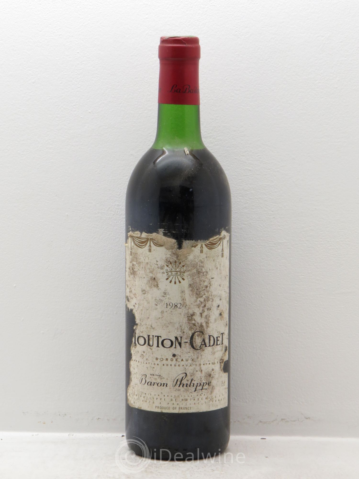 Château Mouton Cadet (sans prix de réserve) 1982 - Lot de 1 bouteille - 0