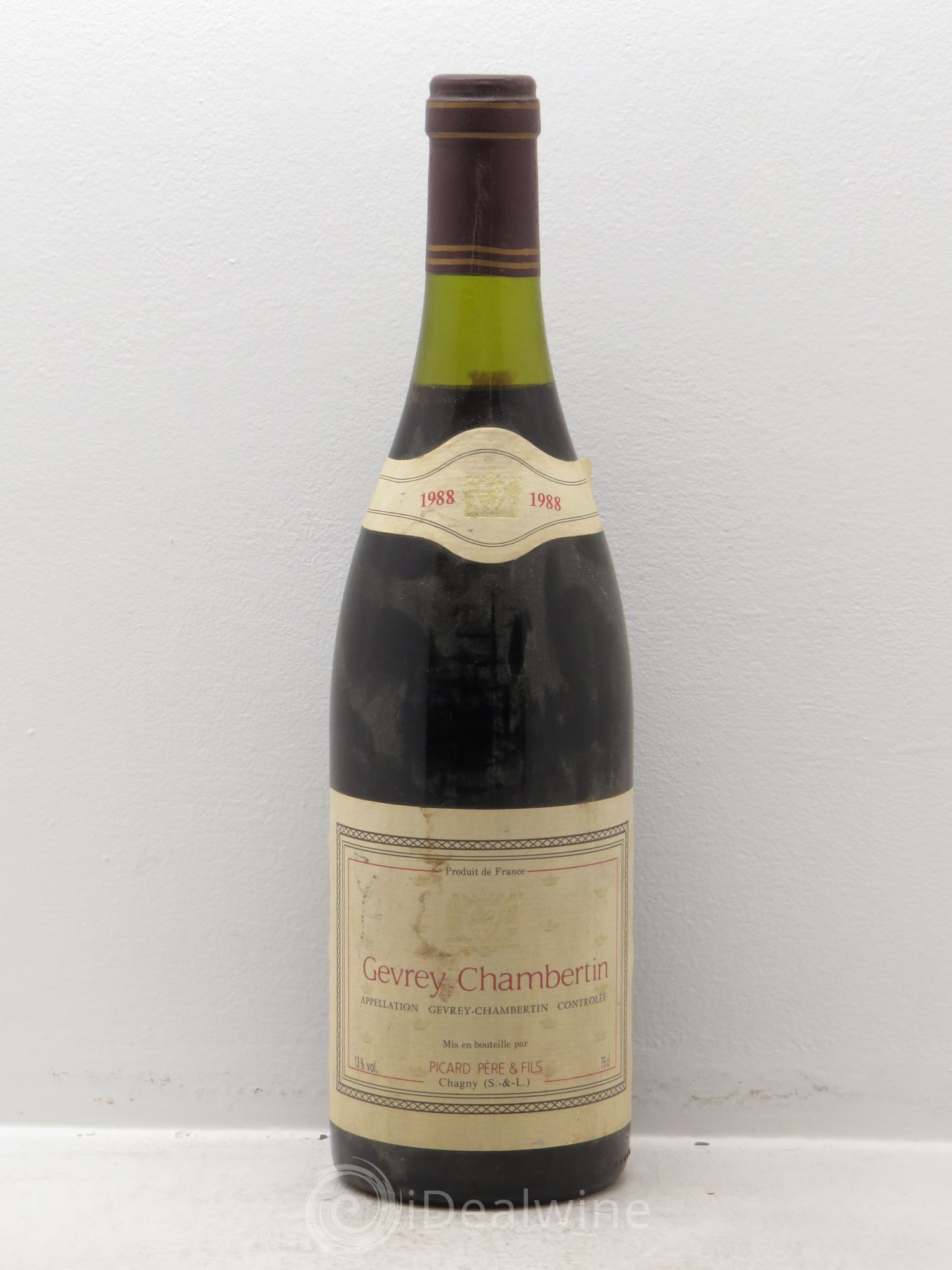 Gevrey-Chambertin Picard père et fils (sans prix de réserve) 1988 - Posten von 1 Flasche - 0