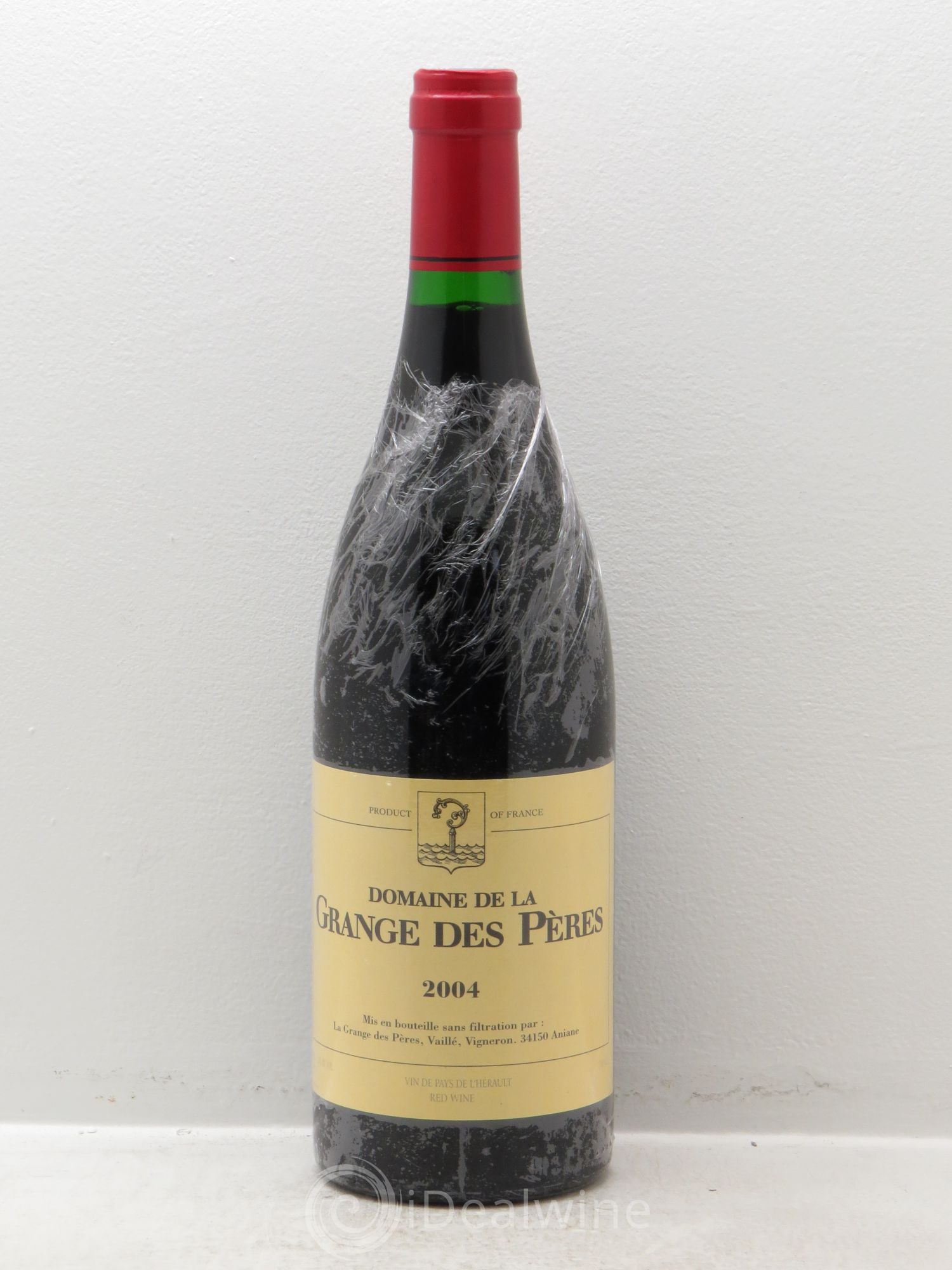Pays d'Hérault Grange des Pères Laurent Vaillé (sans prix de réserve) 2004 - Lot de 1 bouteille - 0