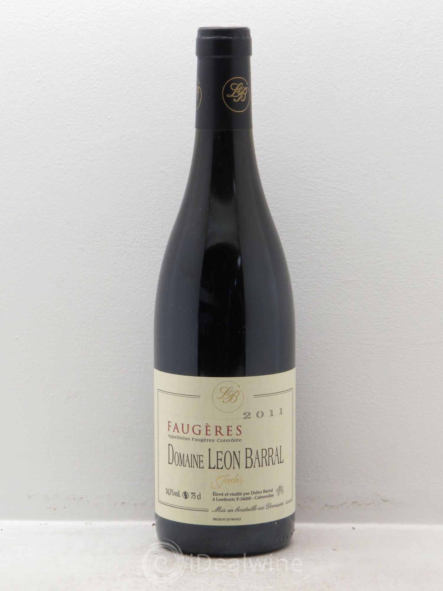 Faugères Jadis Domaine Léon Barral (sans prix de réserve) 2011 - Lot de 1 bouteille - 0