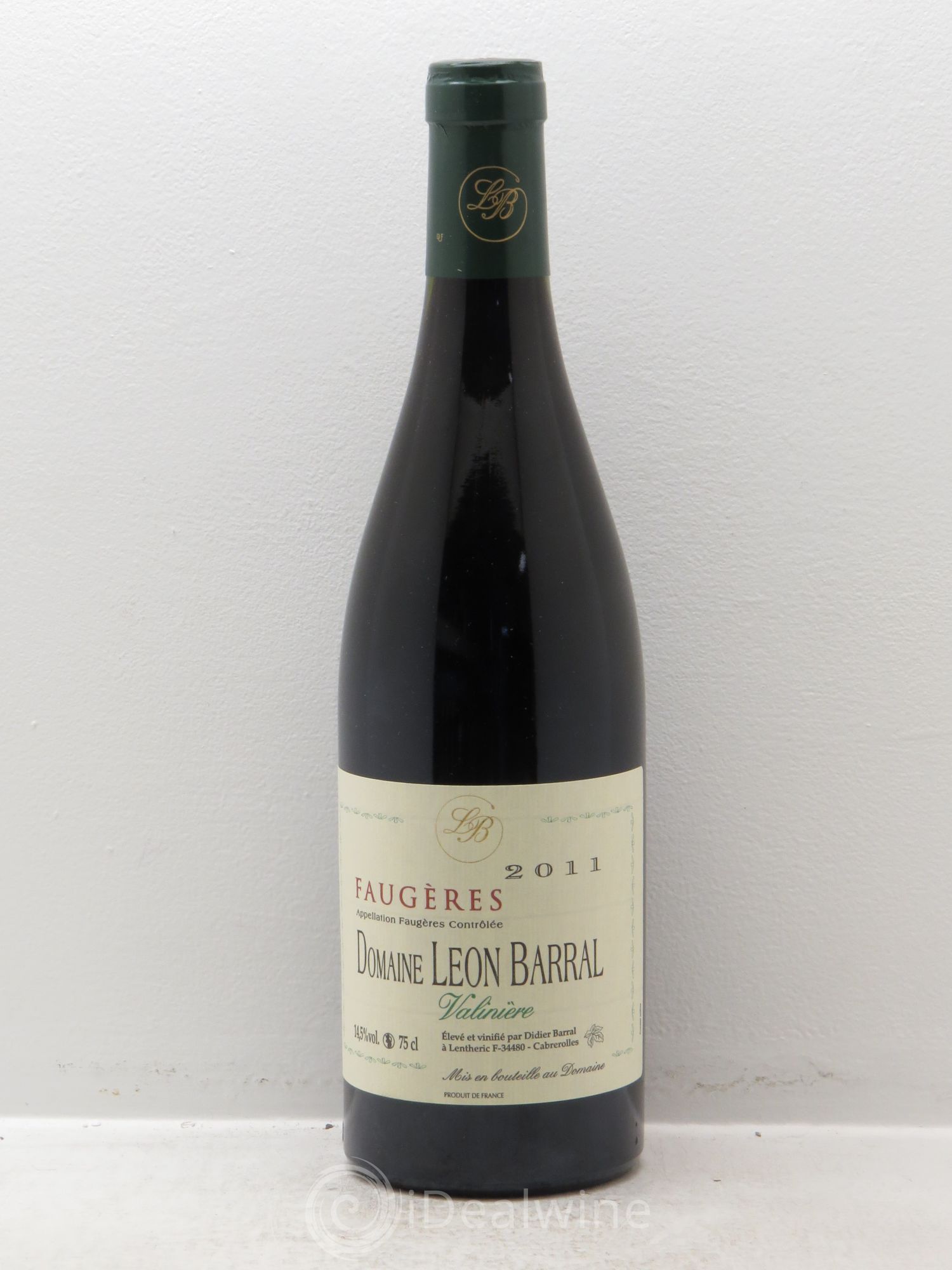 Faugères Valinière Domaine Léon Barral (sans prix de réserve) 2011 - Lot de 1 bouteille - 0