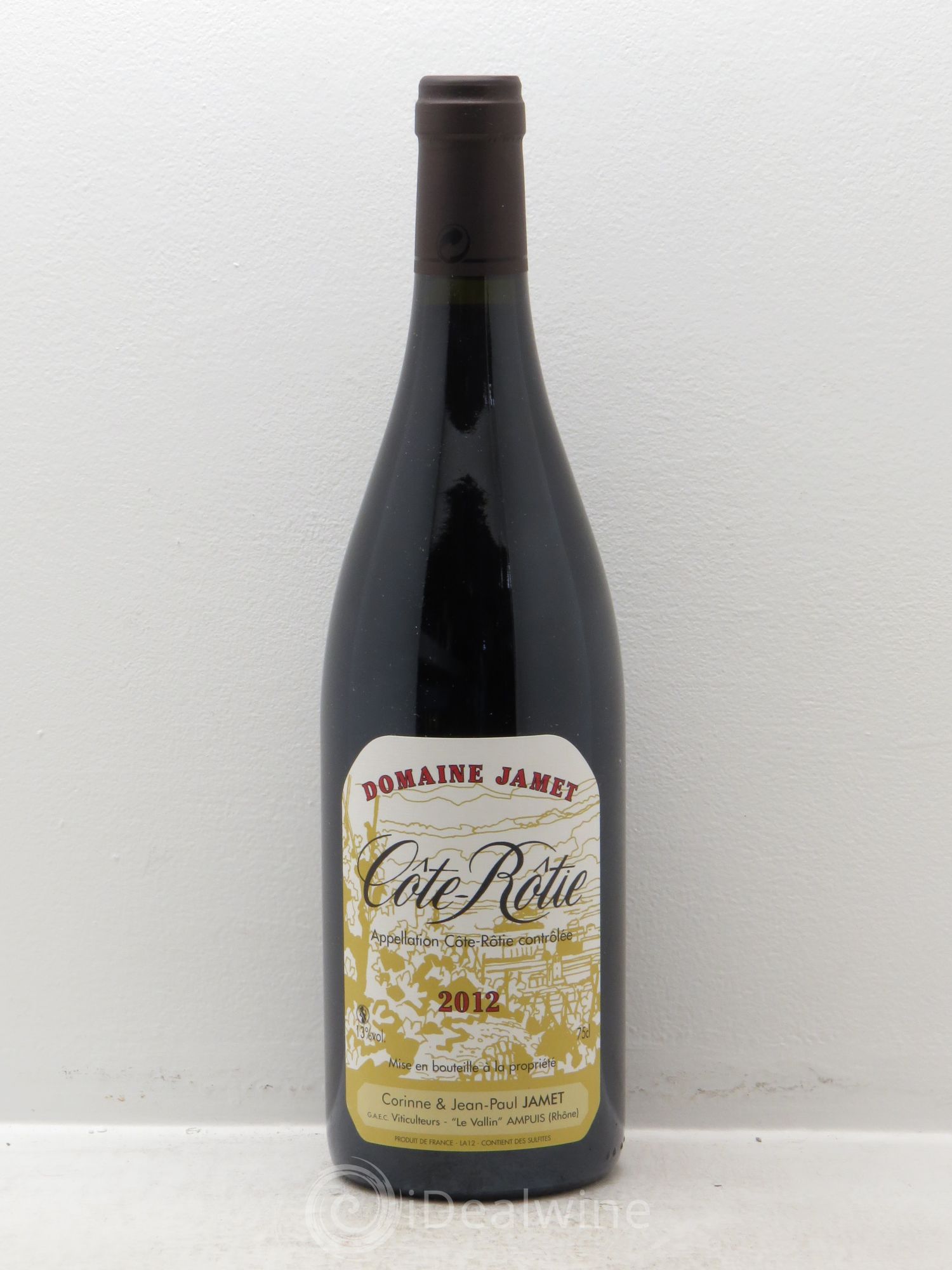 Côte-Rôtie Jamet (Domaine) (sans prix de réserve) 2012 - Lot de 1 bouteille - 0