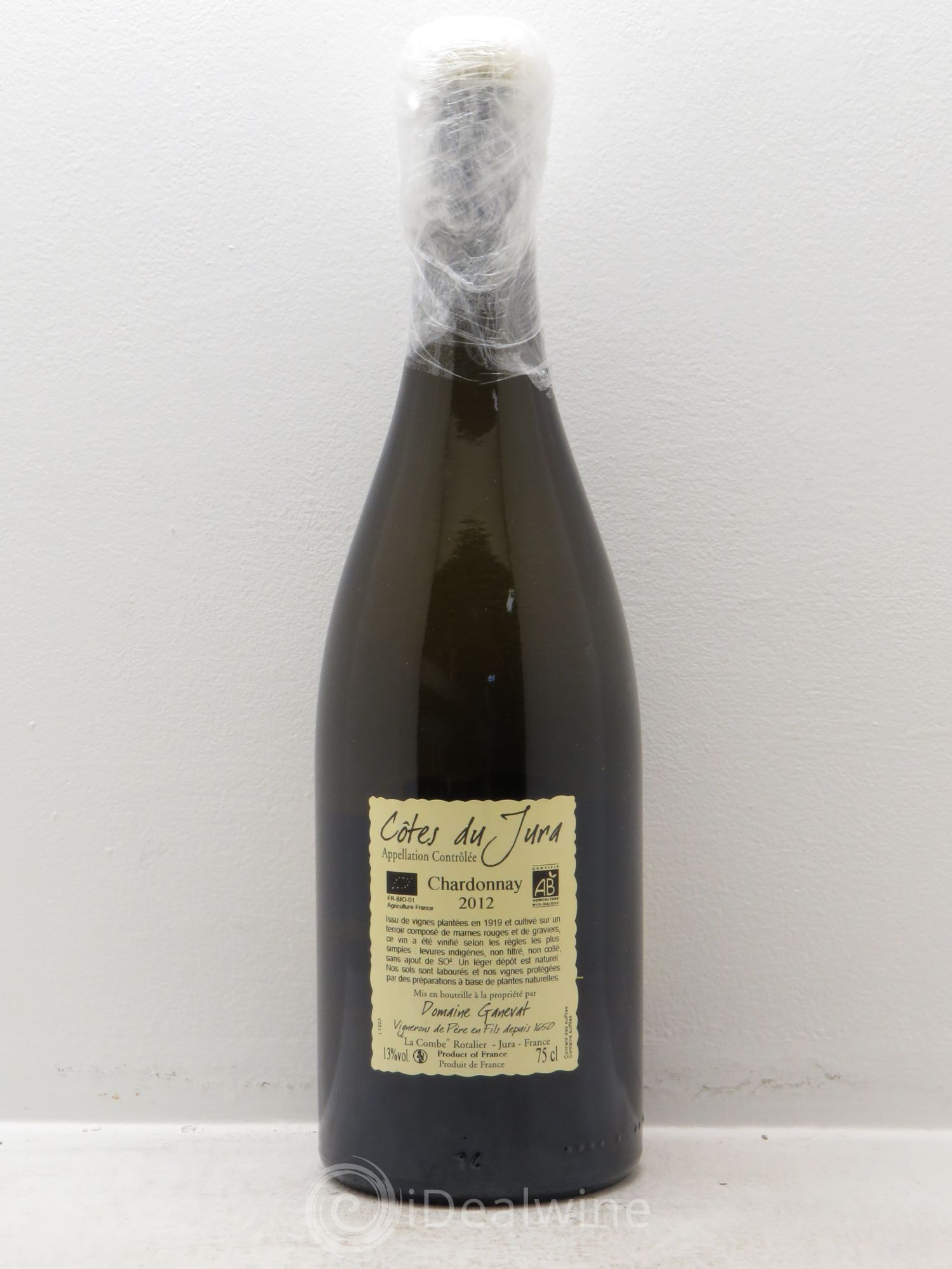 Côtes du Jura Les Grands Teppes Vieilles Vignes Jean-François Ganevat (Domaine) (sans prix de réserve) 2012 - Lot de 1 bouteille - 1