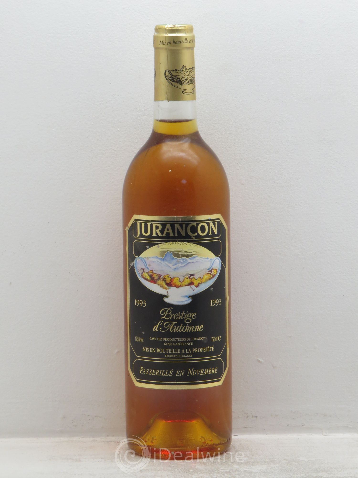 Jurançon Prestige d'Automne Passerille en Novembre - Caves des Producteurs de Jurançon (sans prix de réserve) 1993 - Posten von 1 Flasche - 0