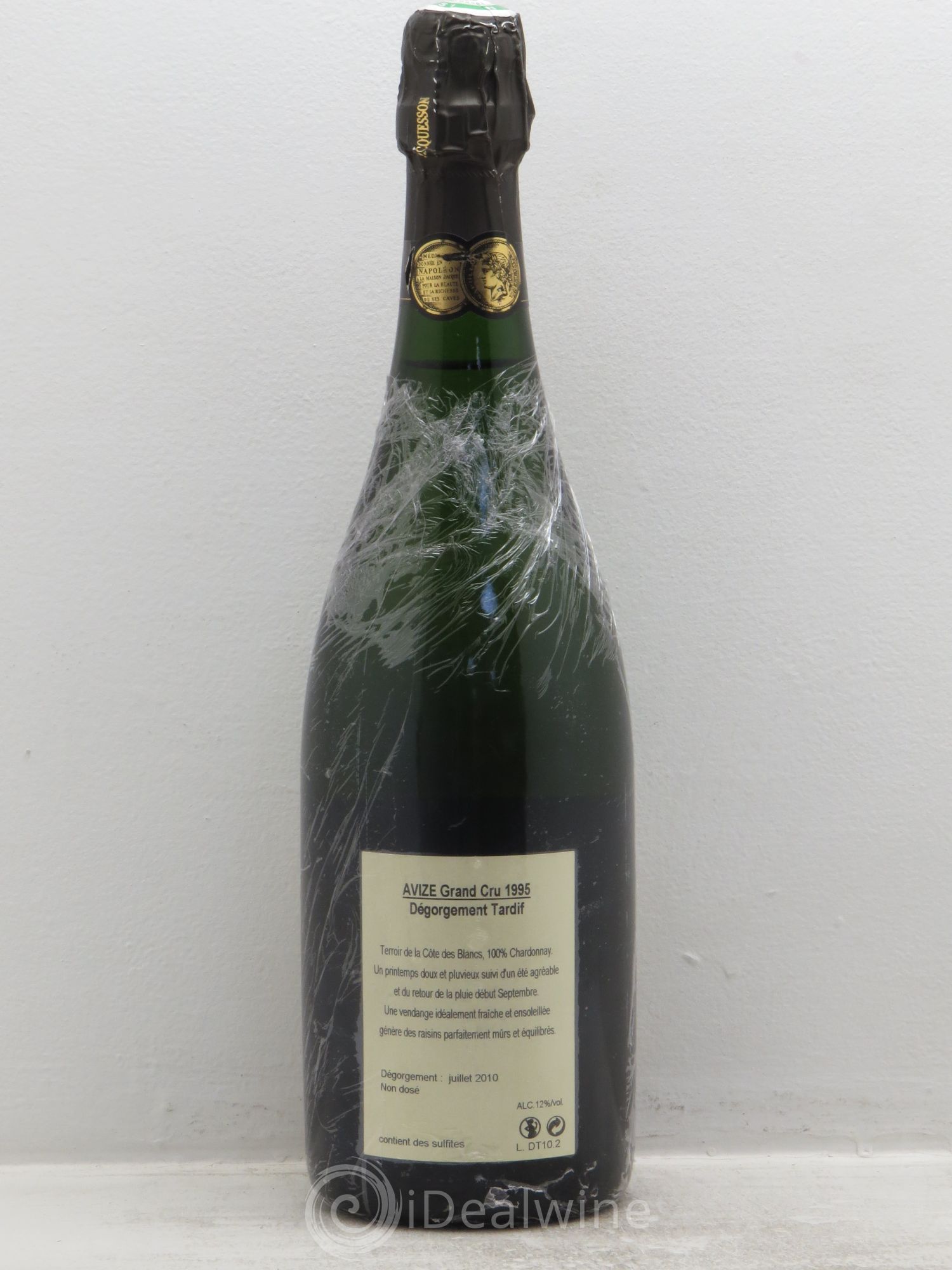 Dégorgement Tardif Jacquesson (sans prix de réserve) 1995 - Lot de 1 bouteille - 1