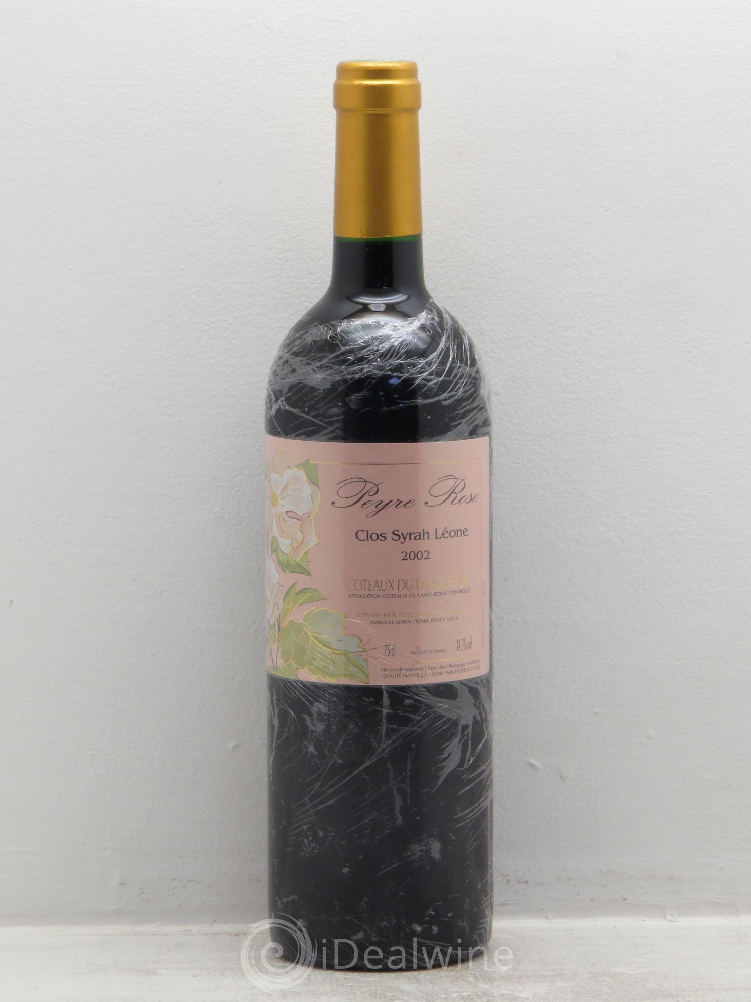 Coteaux du Languedoc Domaine Peyre Rose Belle Léone (anciennement Syrah Léone) Marlène Soria (sans prix de réserve) 2002 - Lot de 1 bouteille - 0