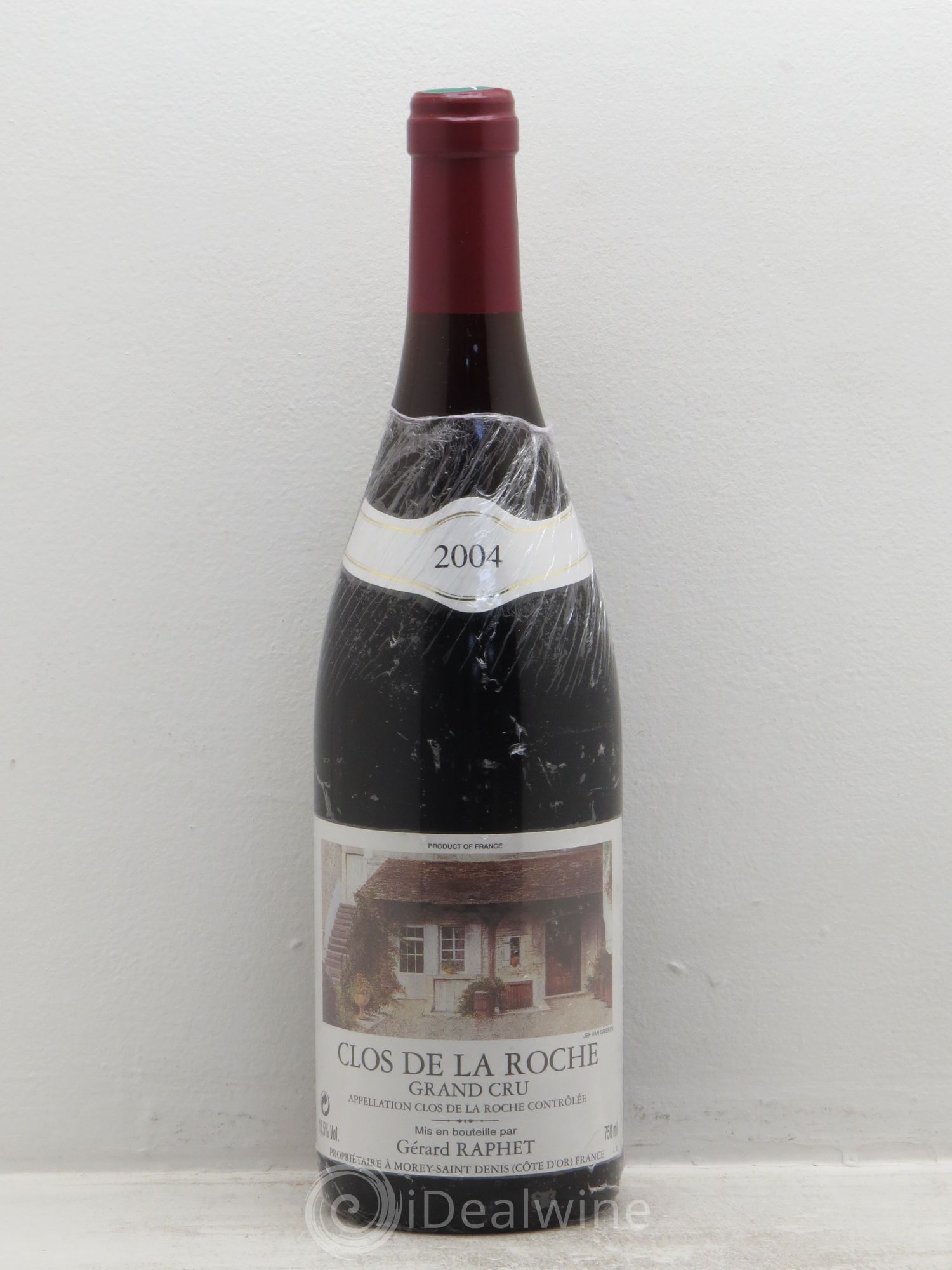 Clos de la Roche Grand Cru Gérard Raphet (Domaine) (sans prix de réserve) 2004 - Lot de 1 bouteille - 0