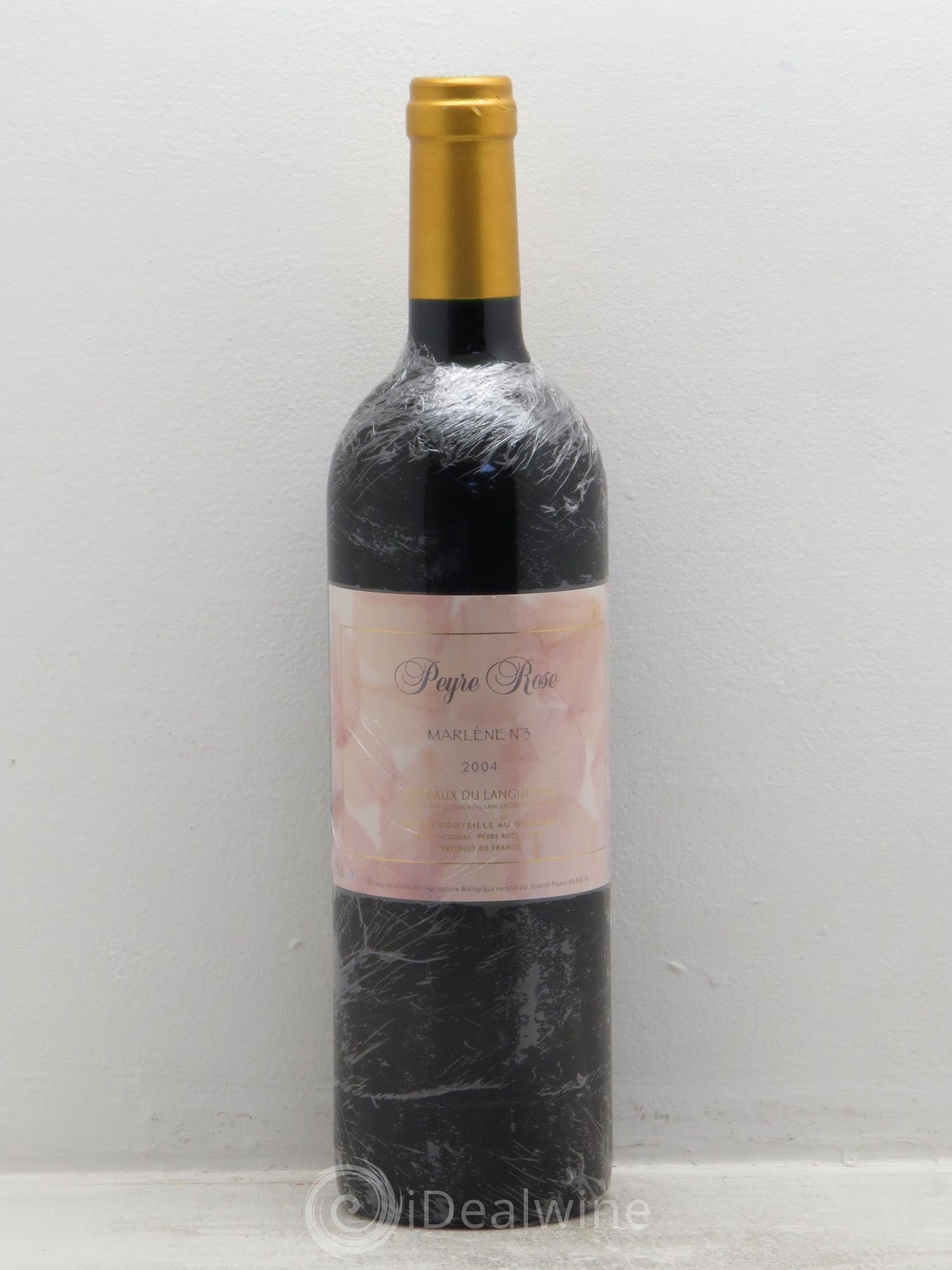 Vin de France (anciennement Coteaux du Languedoc) Peyre Rose Marlène n°3 Marlène Soria (sans prix de réserve) 2004 - Lot de 1 bouteille - 0