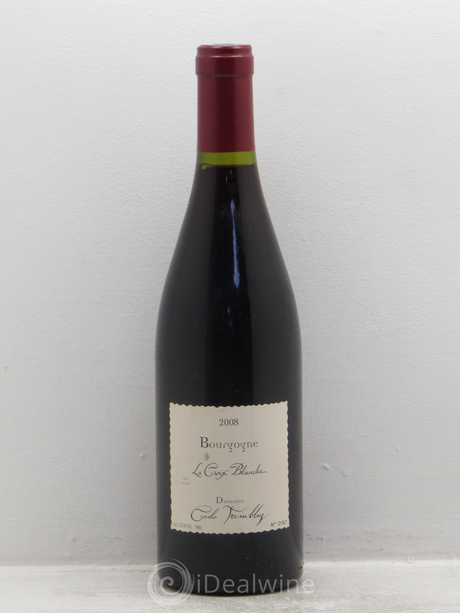 Bourgogne La Croix Blanche - Cécile Tremblay (sans prix de réserve) 2008 - Posten von 1 Flasche - 0