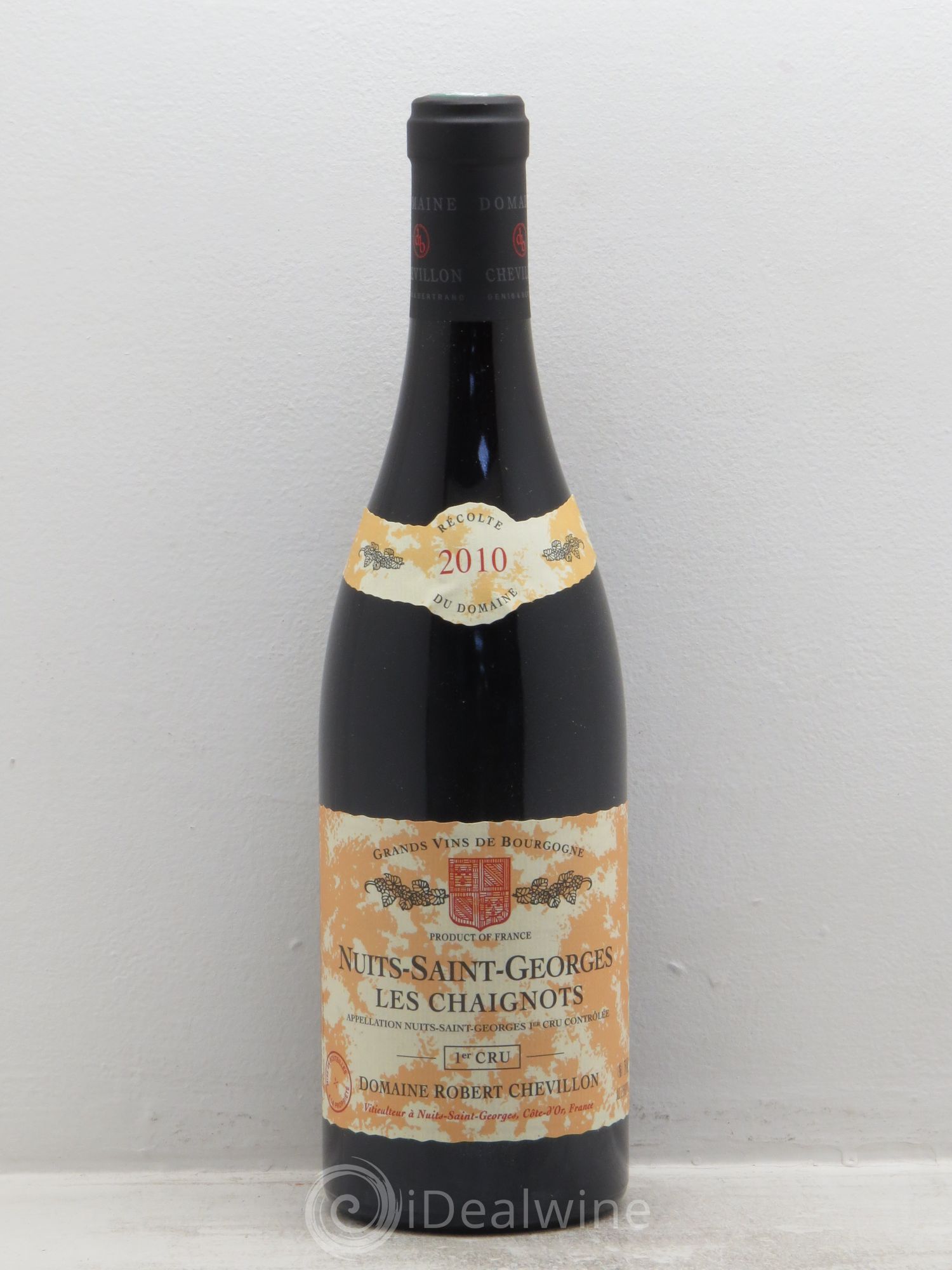 Nuits-Saint-Georges 1er Cru Les Chaignots Robert Chevillon (sans prix de réserve) 2010 - Lot de 1 bouteille - 0