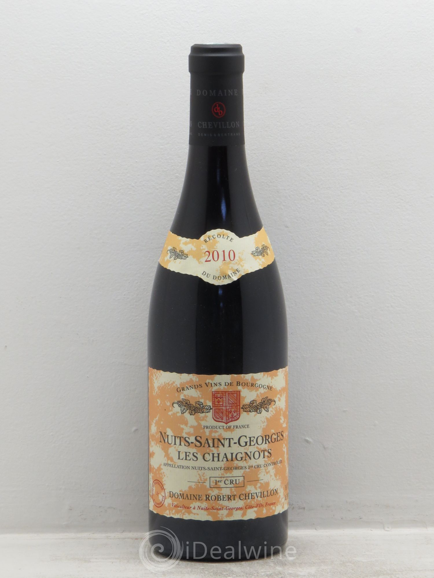 Nuits-Saint-Georges 1er Cru Les Chaignots Robert Chevillon (sans prix de réserve) 2010 - Lot de 1 bouteille - 0