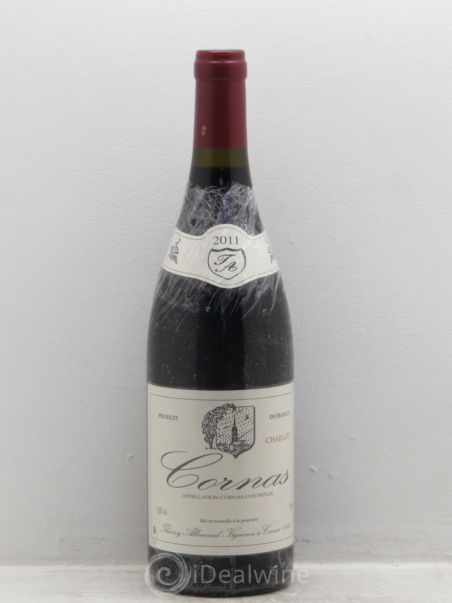 Cornas Chaillot Thierry Allemand (sans prix de réserve) 2011 - Lot de 1 bouteille - 0