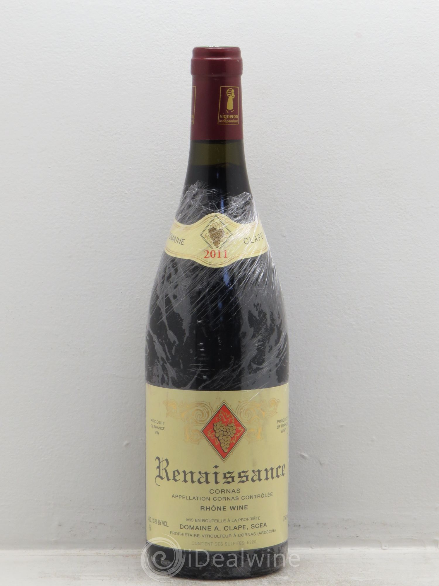 Cornas Renaissance Auguste Clape (sans prix de réserve) 2011 - Lot de 1 bouteille - 0
