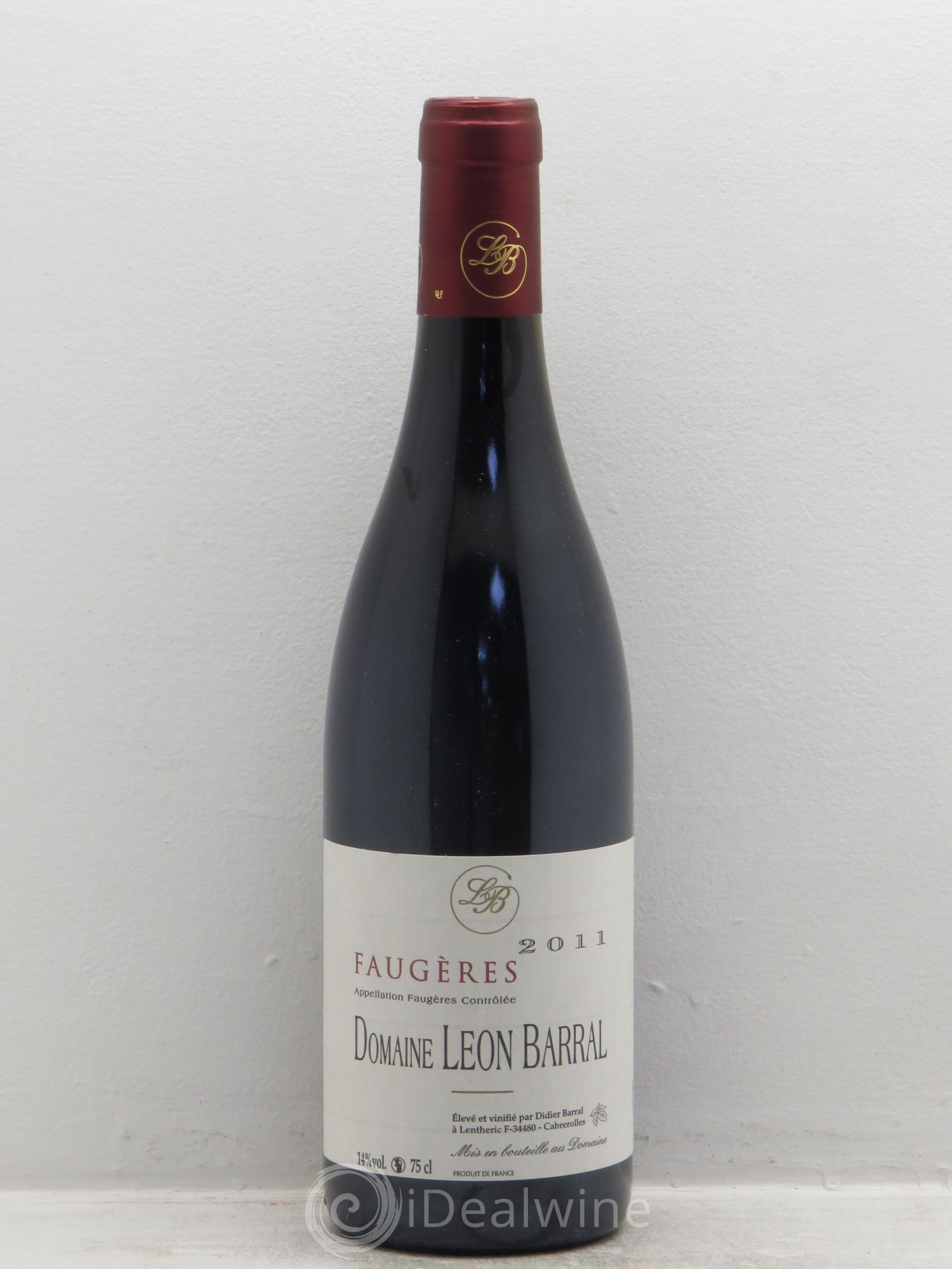 Faugères Domaine Léon Barral (sans prix de réserve) 2011 - Lot de 1 bouteille - 0