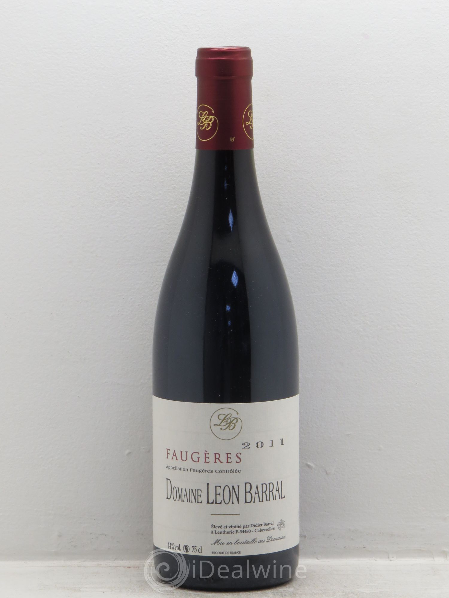 Faugères Domaine Léon Barral (sans prix de réserve) 2011 - Lot de 1 bouteille - 0