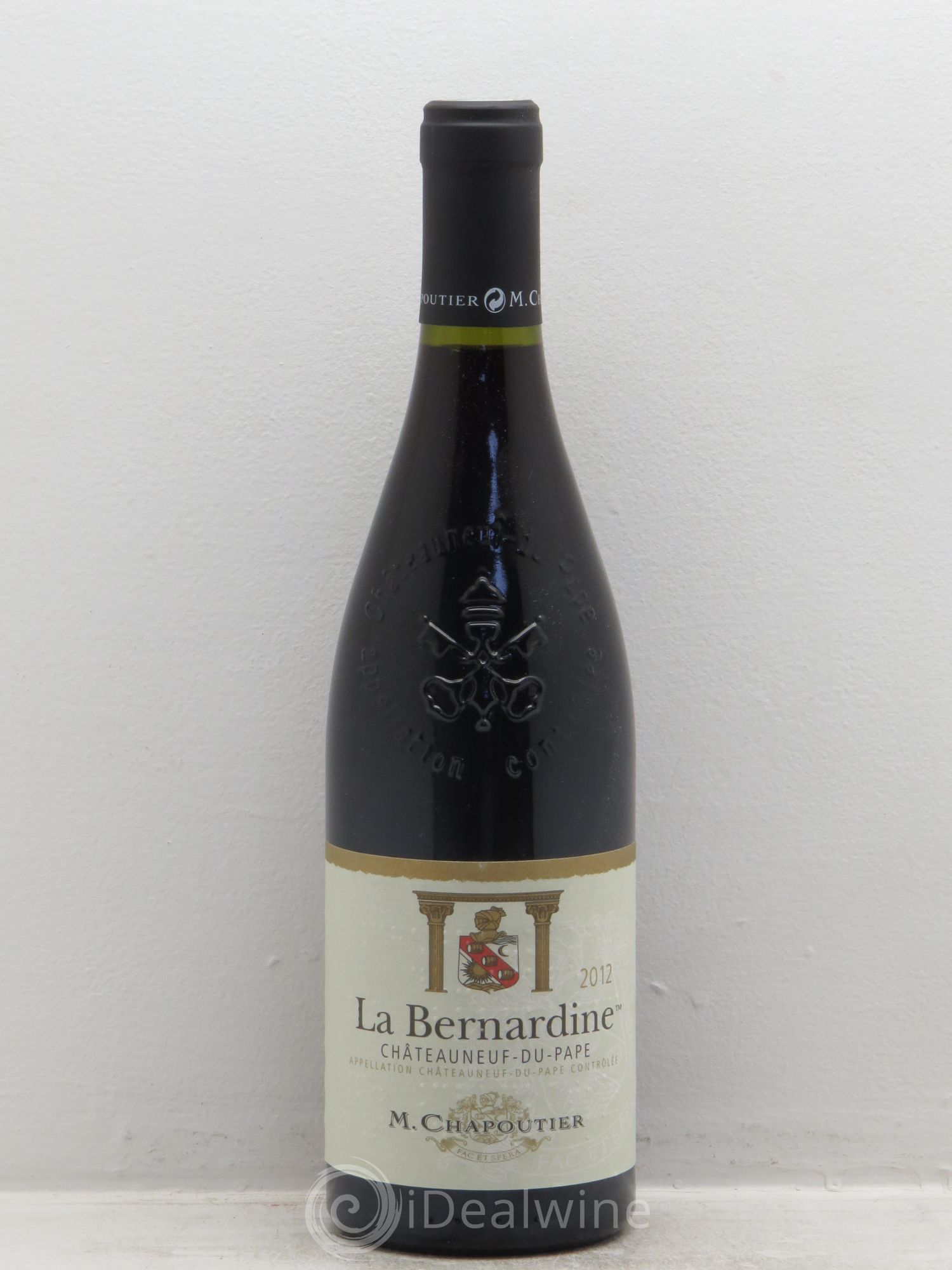 Châteauneuf-du-Pape La Bernardine Chapoutier (sans prix de réserve) 2012 - Lot de 1 bouteille - 0