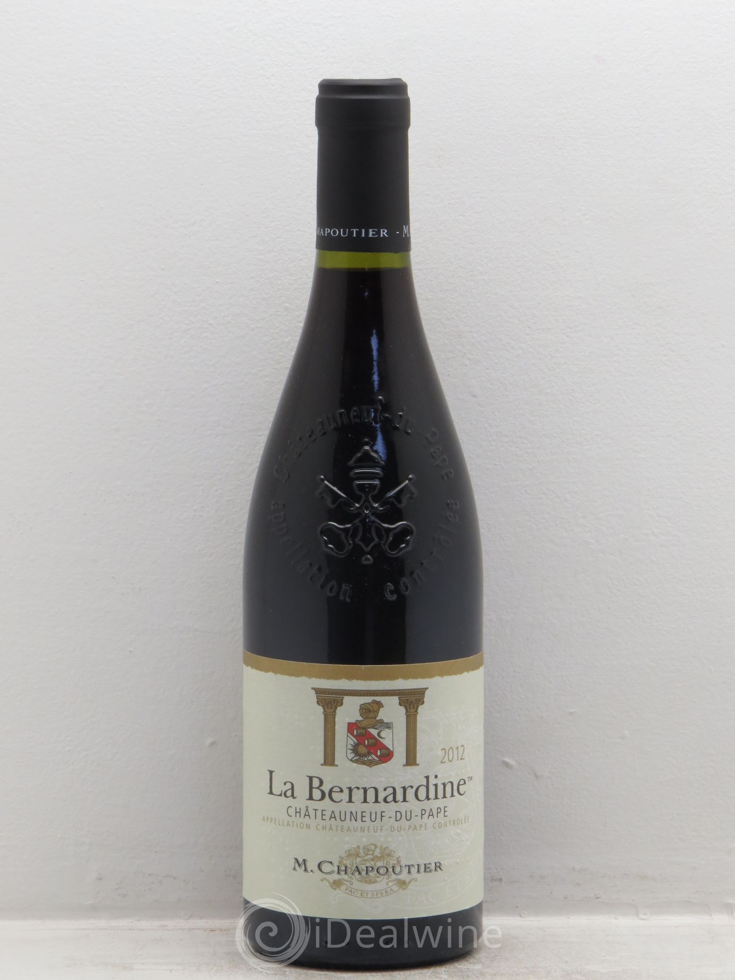 Châteauneuf-du-Pape La Bernardine Chapoutier (sans prix de réserve) 2012 - Lot de 1 bouteille - 0
