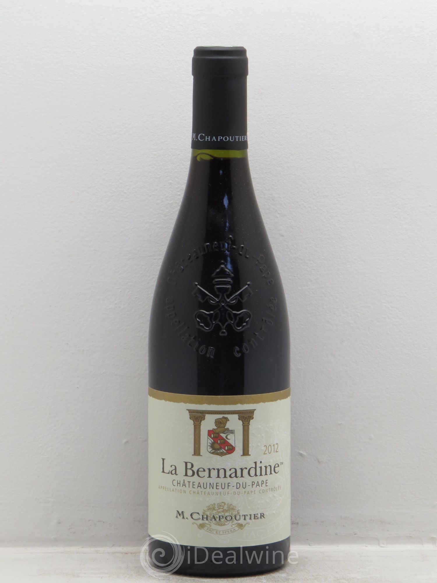 Châteauneuf-du-Pape La Bernardine Chapoutier (sans prix de réserve) 2012 - Lot de 1 bouteille - 0