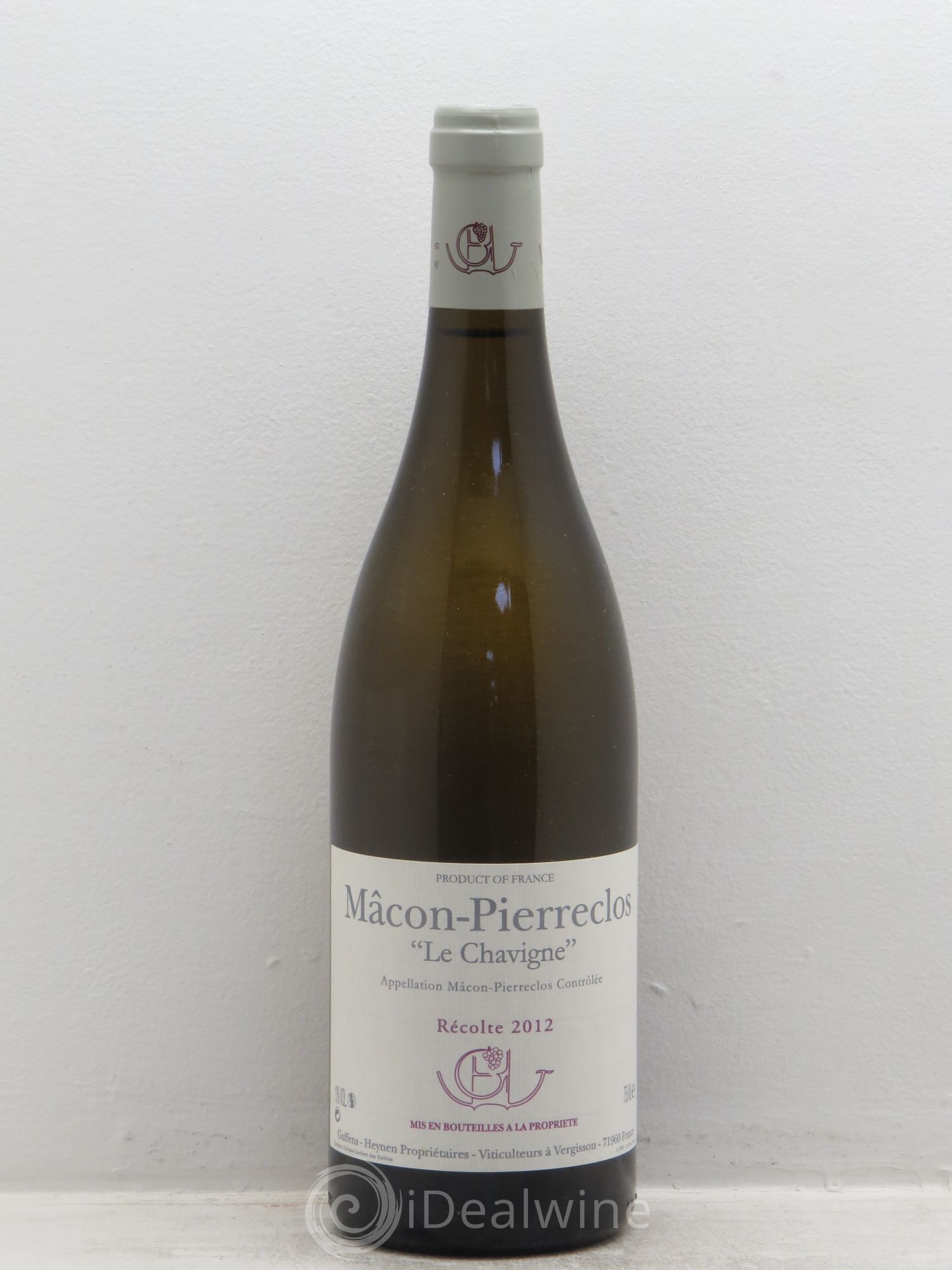 Mâcon-Pierreclos Le Chavigne Guffens-Heynen (sans prix de réserve) 2012 - Lot de 1 bouteille - 0
