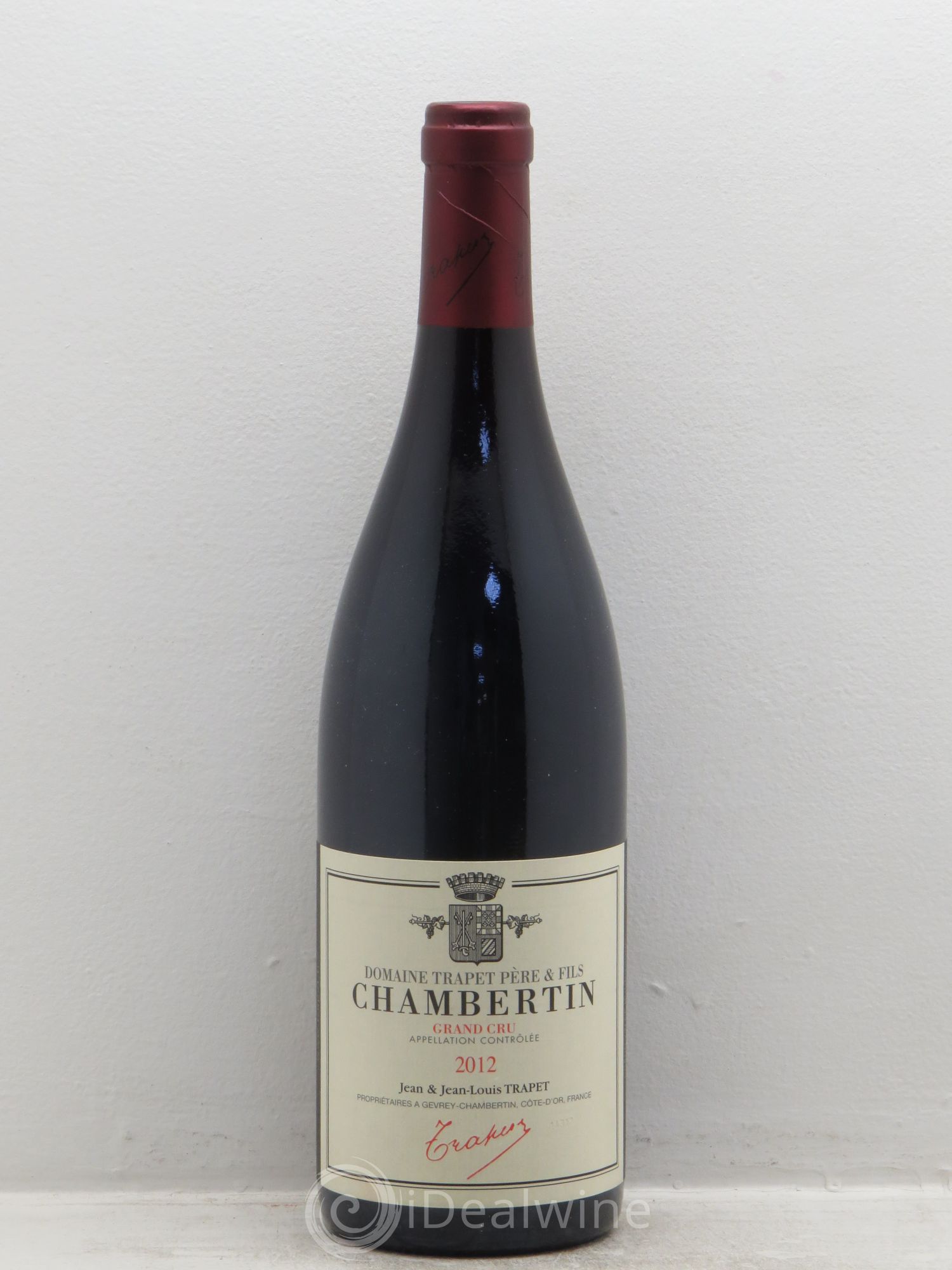 Chambertin Grand Cru Domaine Trapet (sans prix de réserve) 2012 - Lot de 1 bouteille - 0