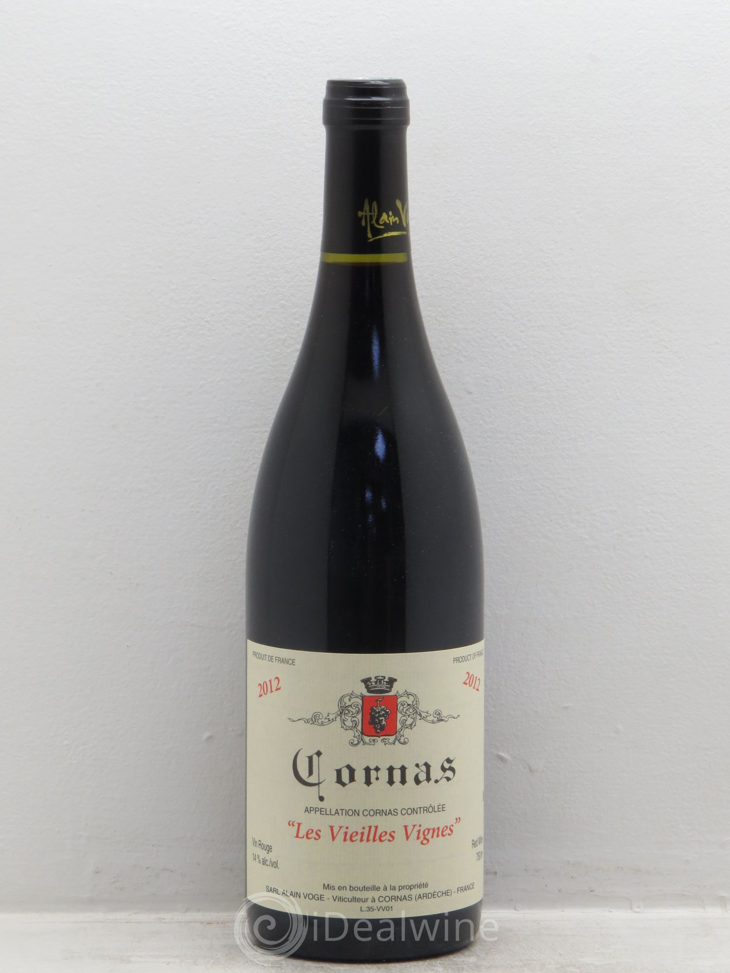 Cornas Les Vieilles Vignes Alain Voge (Domaine) (sans prix de réserve) 2012 - Lot de 1 bouteille - 0