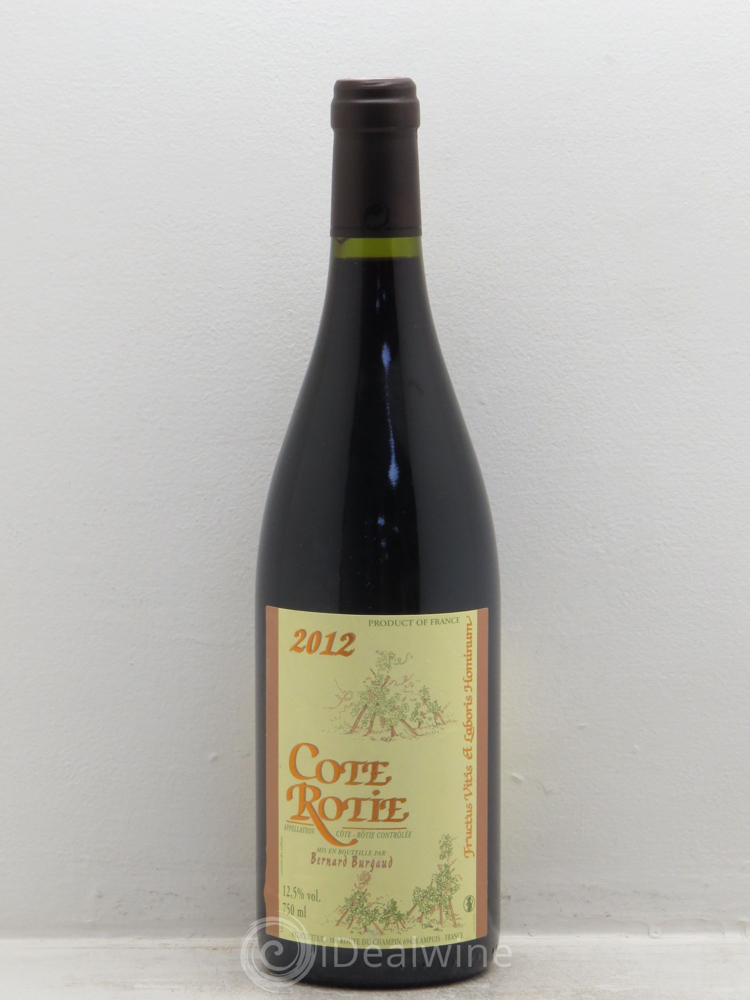 Côte-Rôtie Bernard Burgaud 2012 - Lot de 1 bouteille - 0