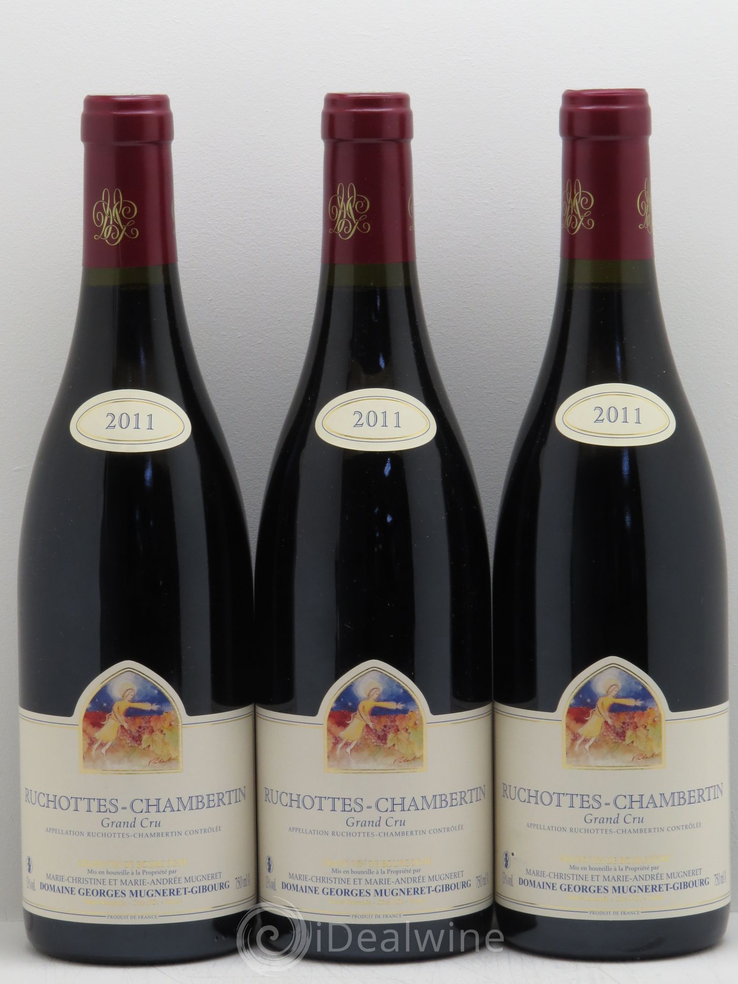 Ruchottes-Chambertin Grand Cru Mugneret-Gibourg 2011 - Posten von 3 Flaschen - 0