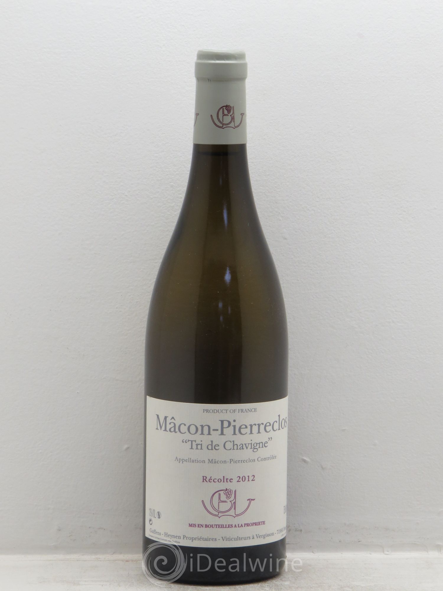 Mâcon-Pierreclos Tri de Chavigne Guffens-Heynen (sans prix de réserve) 2012 - Lot de 1 bouteille - 0