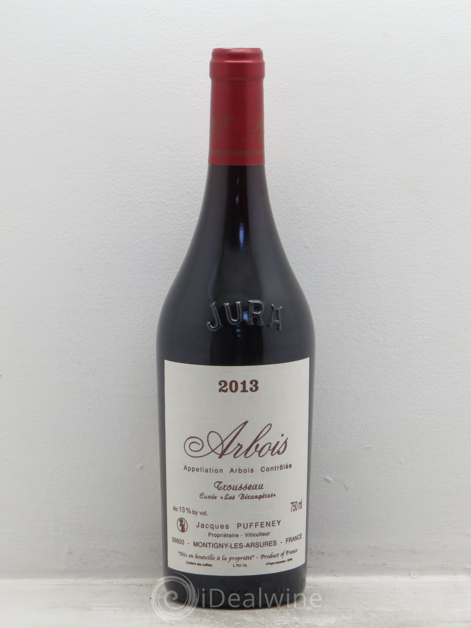 Arbois Trousseau Cuvée les bérangères Puffeney (sans prix de réserve) 2013 - Posten von 1 Flasche - 0