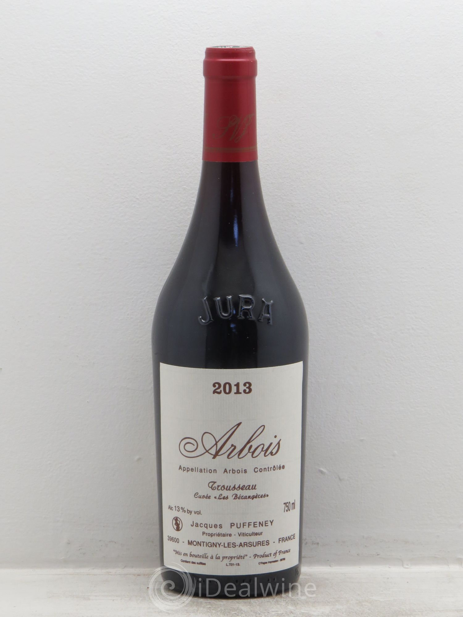 Arbois Trousseau Cuvée les bérangères Puffeney (sans prix de réserve) 2013 - Posten von 1 Flasche - 0