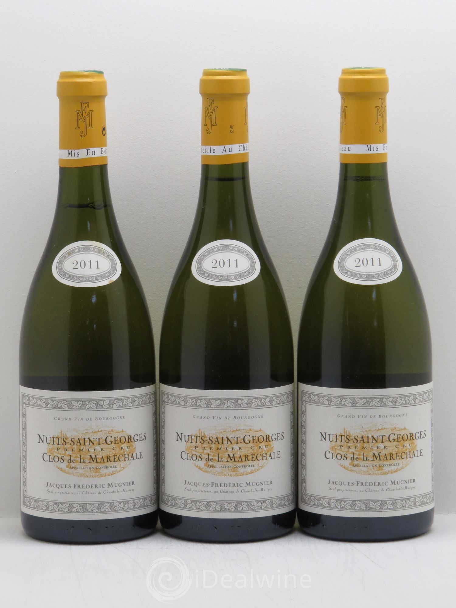 Nuits-Saint-Georges 1er Cru Clos de La Maréchale Jacques-Frédéric Mugnier 2011 - Lot de 3 bouteilles - 0