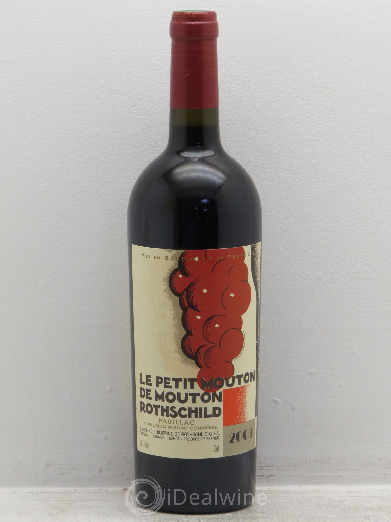 Petit Mouton Second Vin (sans prix de réserve) 2003 - Lot de 1 bouteille - 0