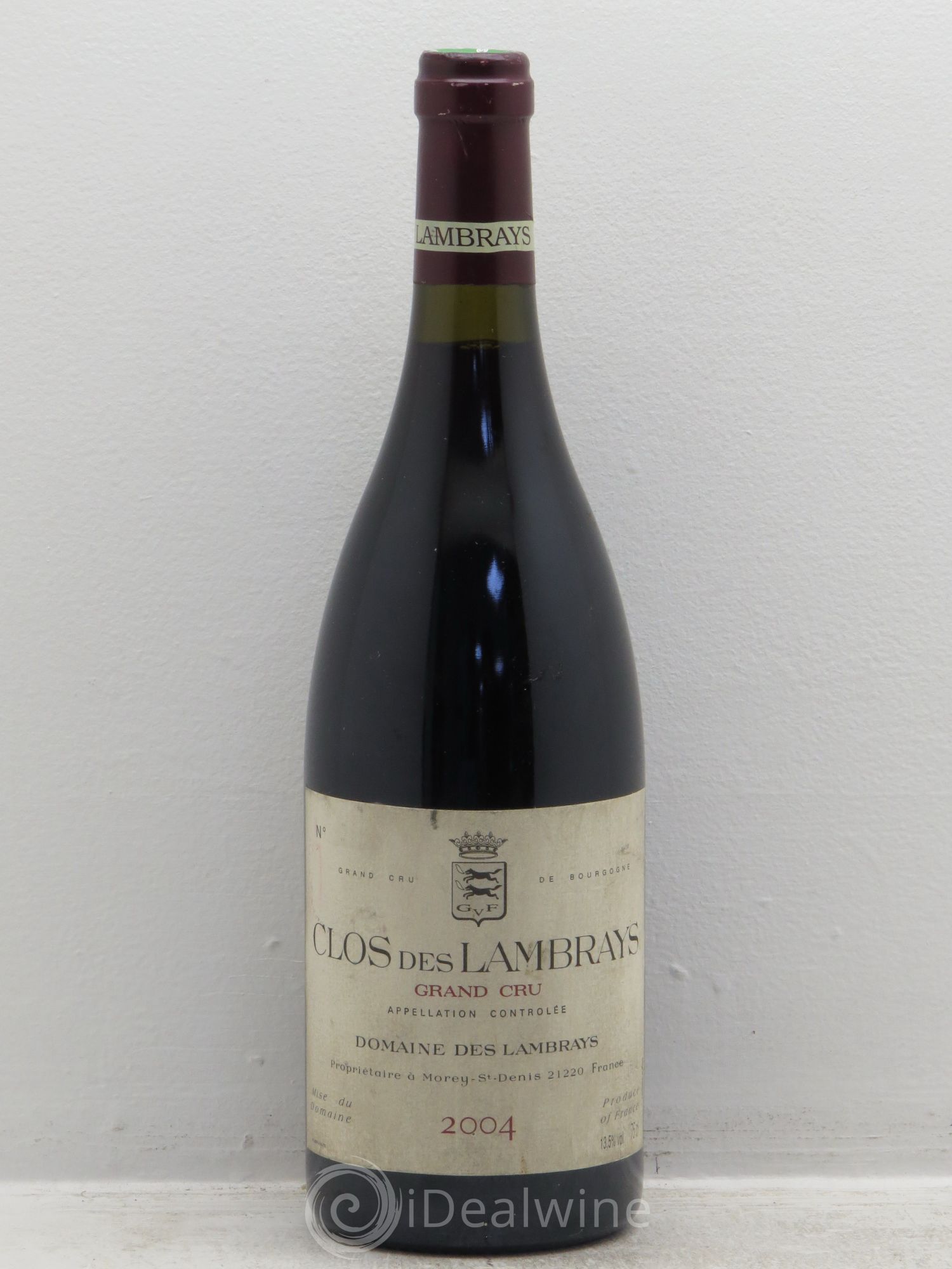 Clos des Lambrays Grand Cru Domaine des Lambrays (sans prix de réserve) 2004 - Lot de 1 bouteille - 0