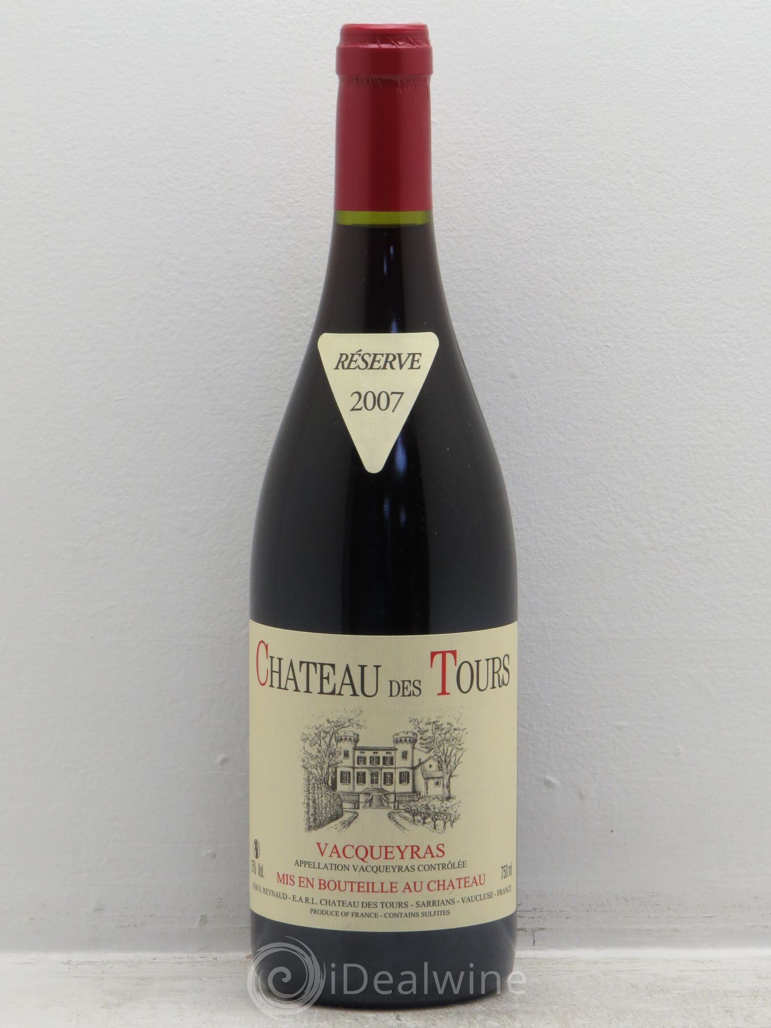 Vacqueyras Château des Tours Emmanuel Reynaud (sans prix de réserve) 2007 - Lot de 1 bouteille - 0