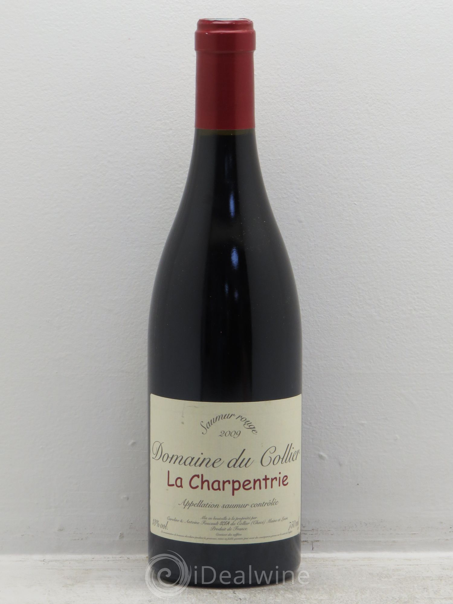 Saumur La Charpentrie Domaine du Collier (sans prix de réserve) 2009 - Lot de 1 bouteille - 0