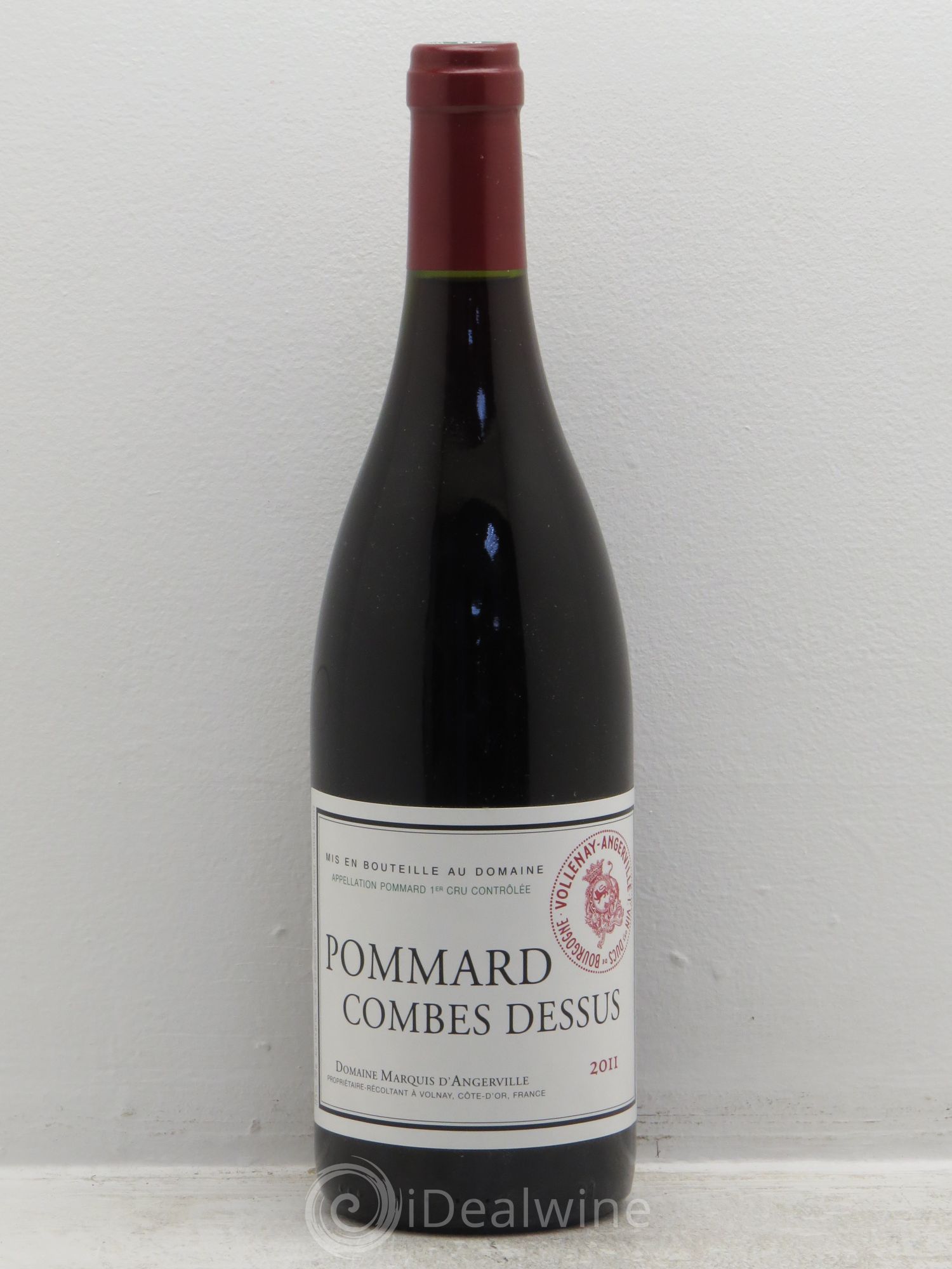 Pommard Combes-Dessus Marquis d'Angerville (Domaine) 2011 - Lot de 1 bouteille - 0
